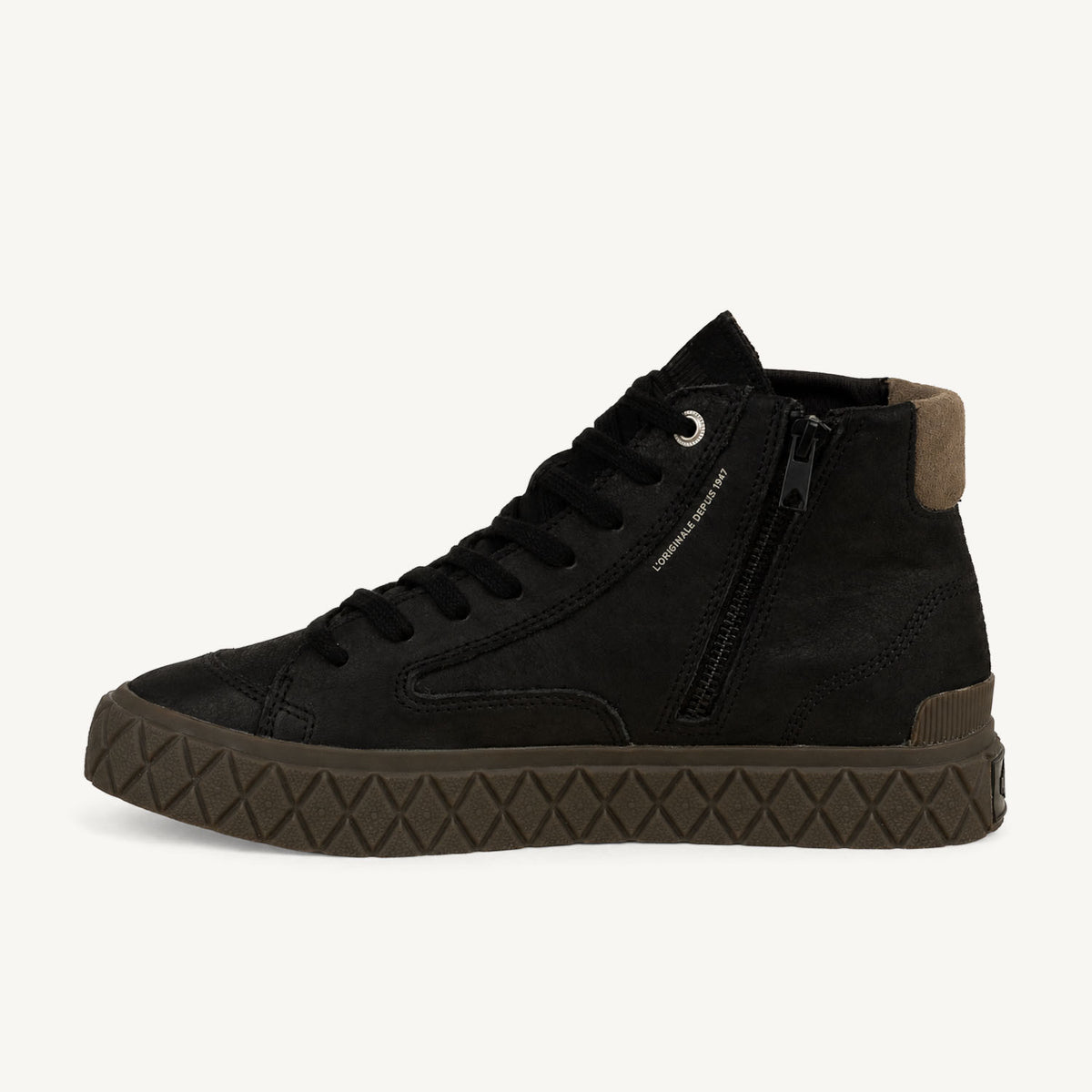Baskets Homme PALLADIUM PALLACE CHUKKA Noir