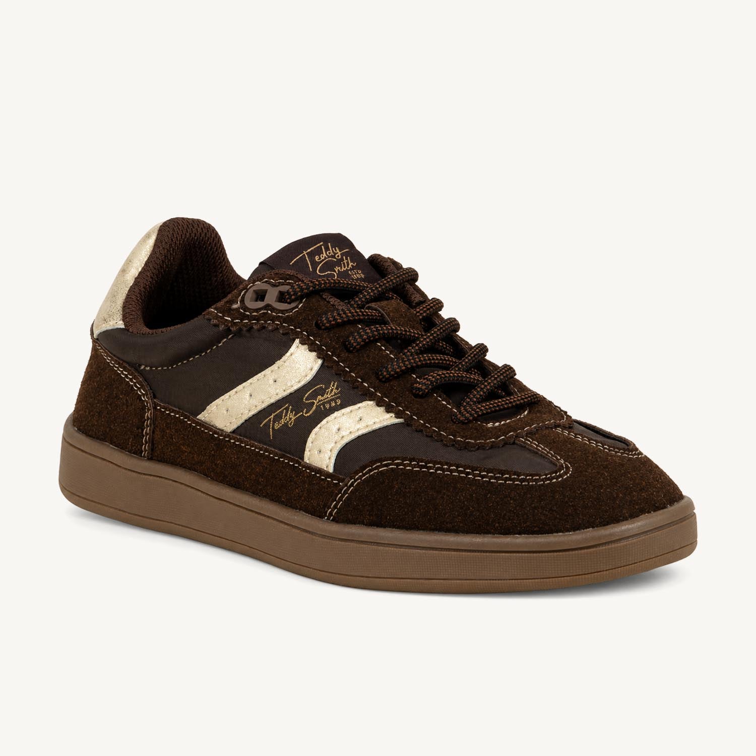 Baskets Femme TEDDY SMITH TEBANY Marron