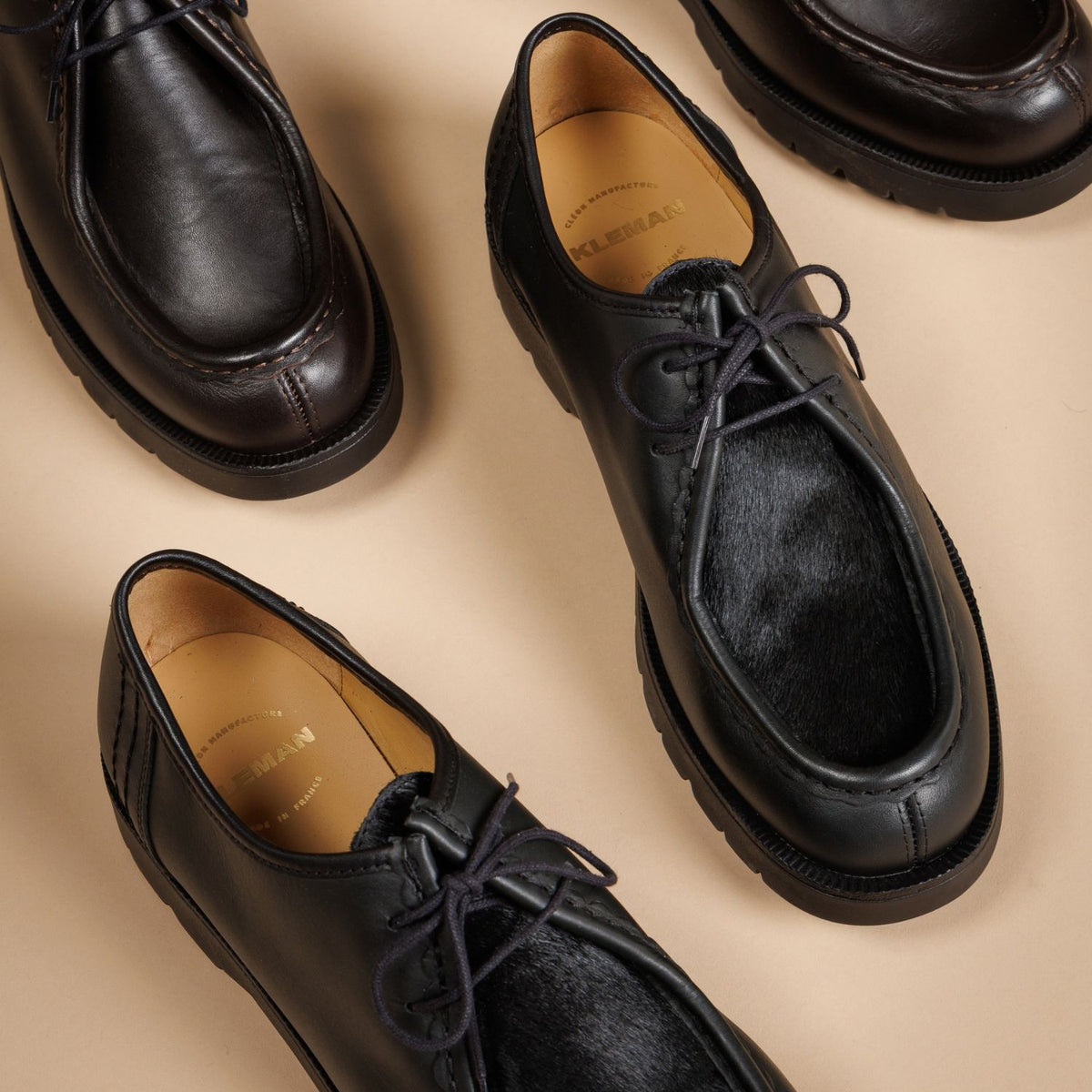 Derbies et Richelieus PADRINI KLEMAN Homme Noir