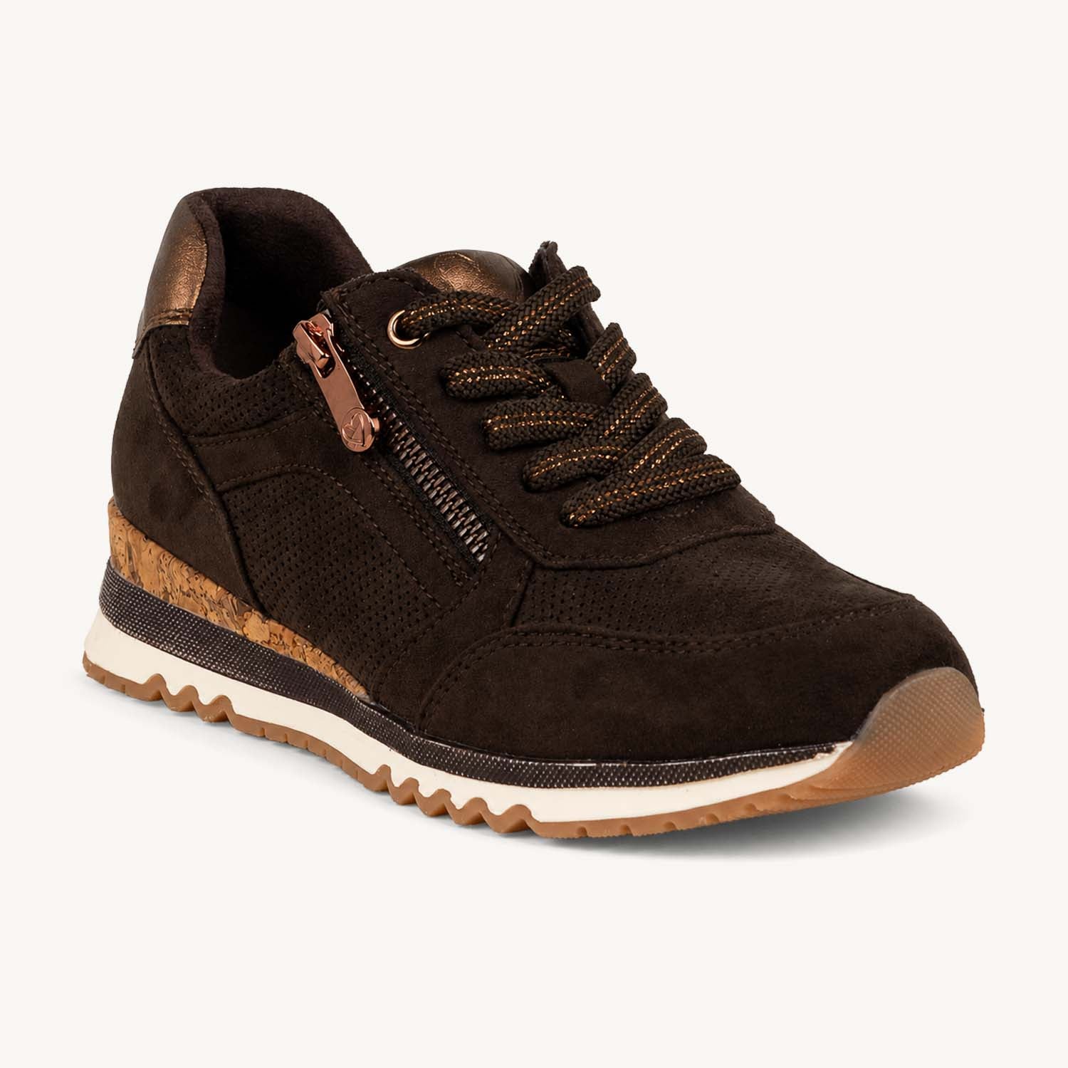 Baskets Femme MARCO TOZZI 23781 - MARIEL Marron