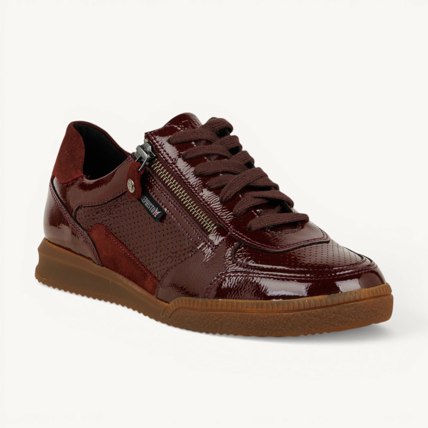 Baskets Femme MEPHISTO WALIE Bordeaux