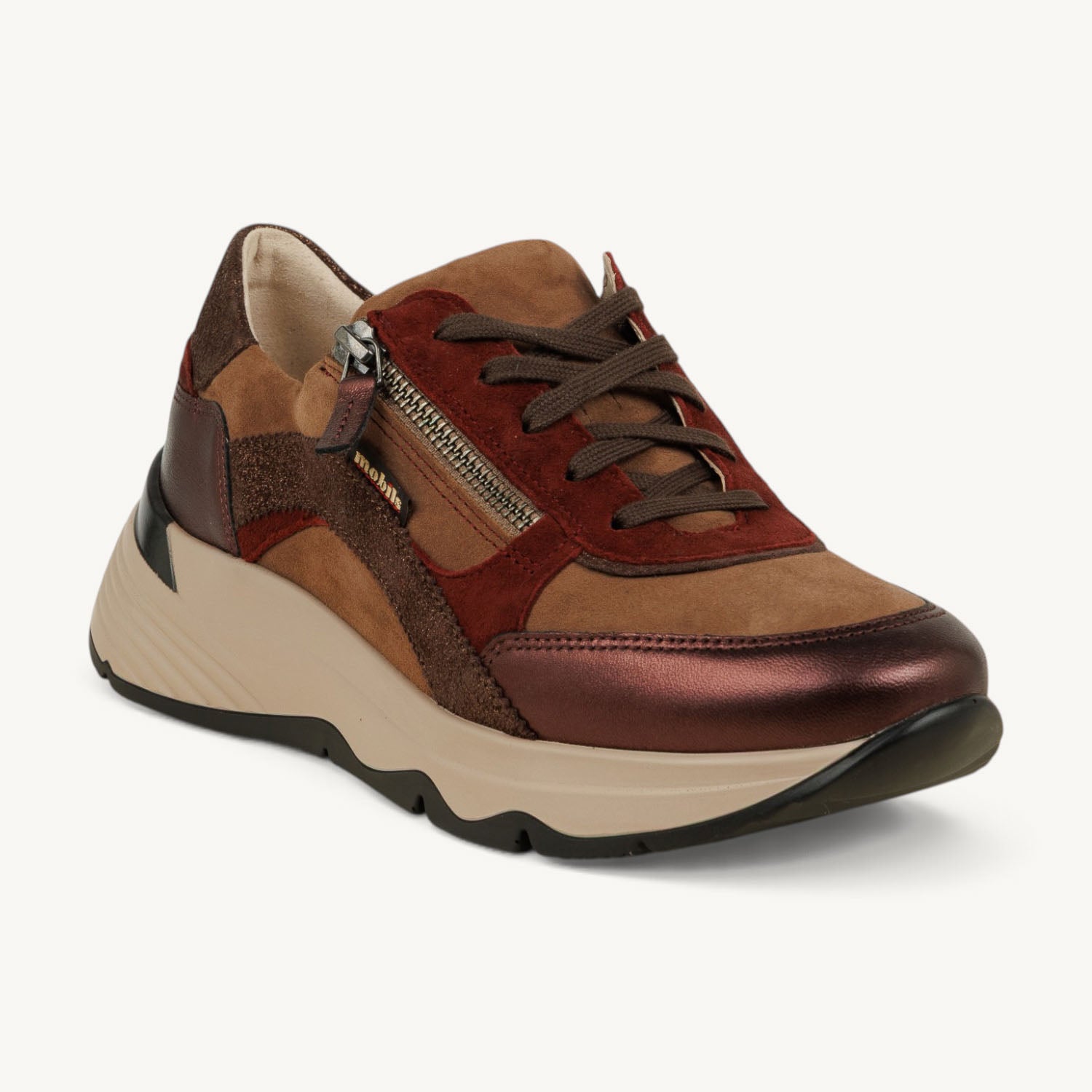 Baskets Femme MOBILS BY MEPHISTO LAONIE Marron