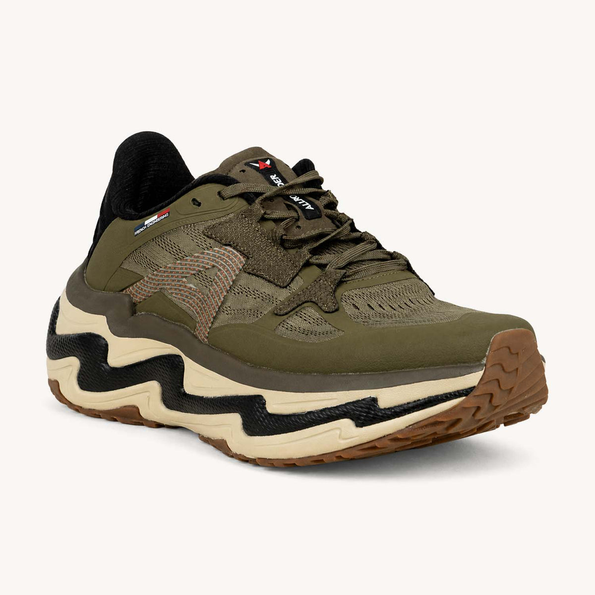 Baskets Homme ALLROUNDER BY MEPHISTO GEPHARD Kaki