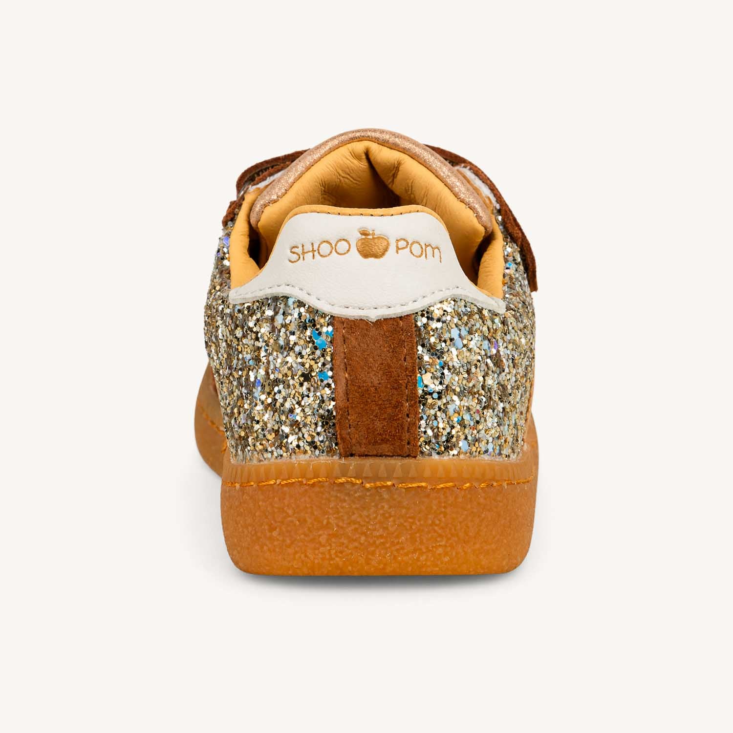 Baskets Enfant SHOO POM YUZU SCRATCH Camel