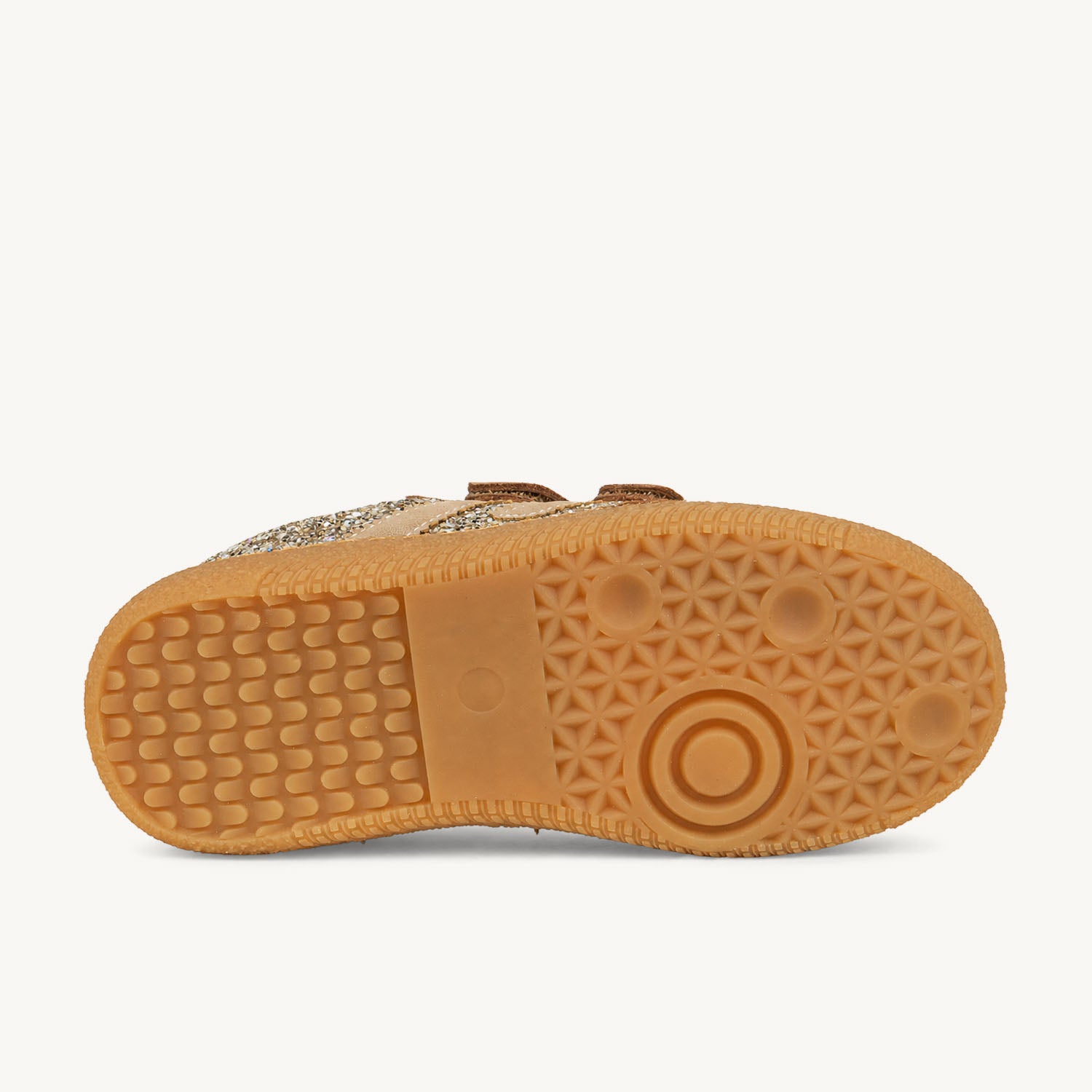 Baskets Enfant SHOO POM YUZU SCRATCH Camel