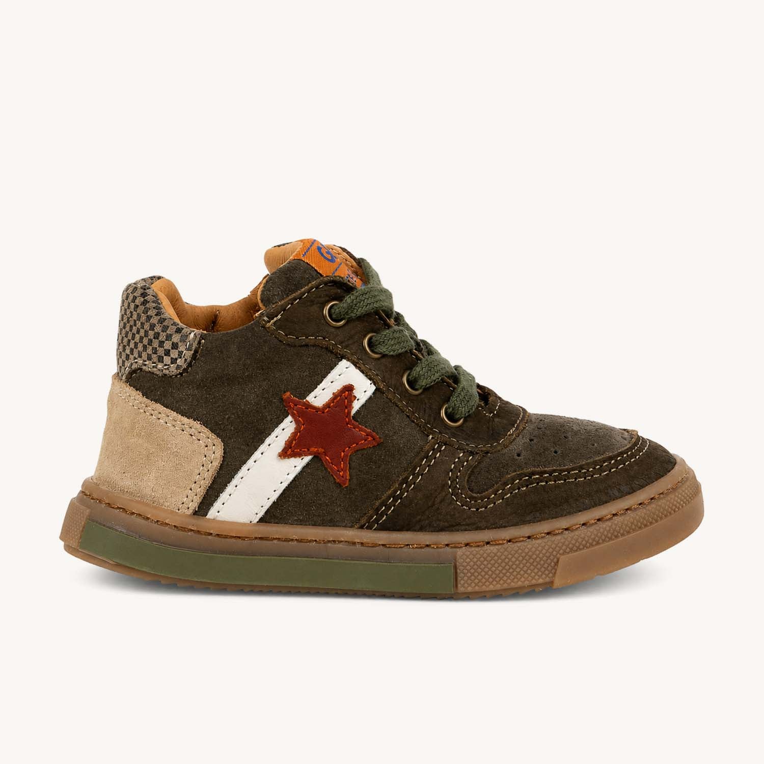 Chaussures montantes Enfant GBB RIKKIE Kaki