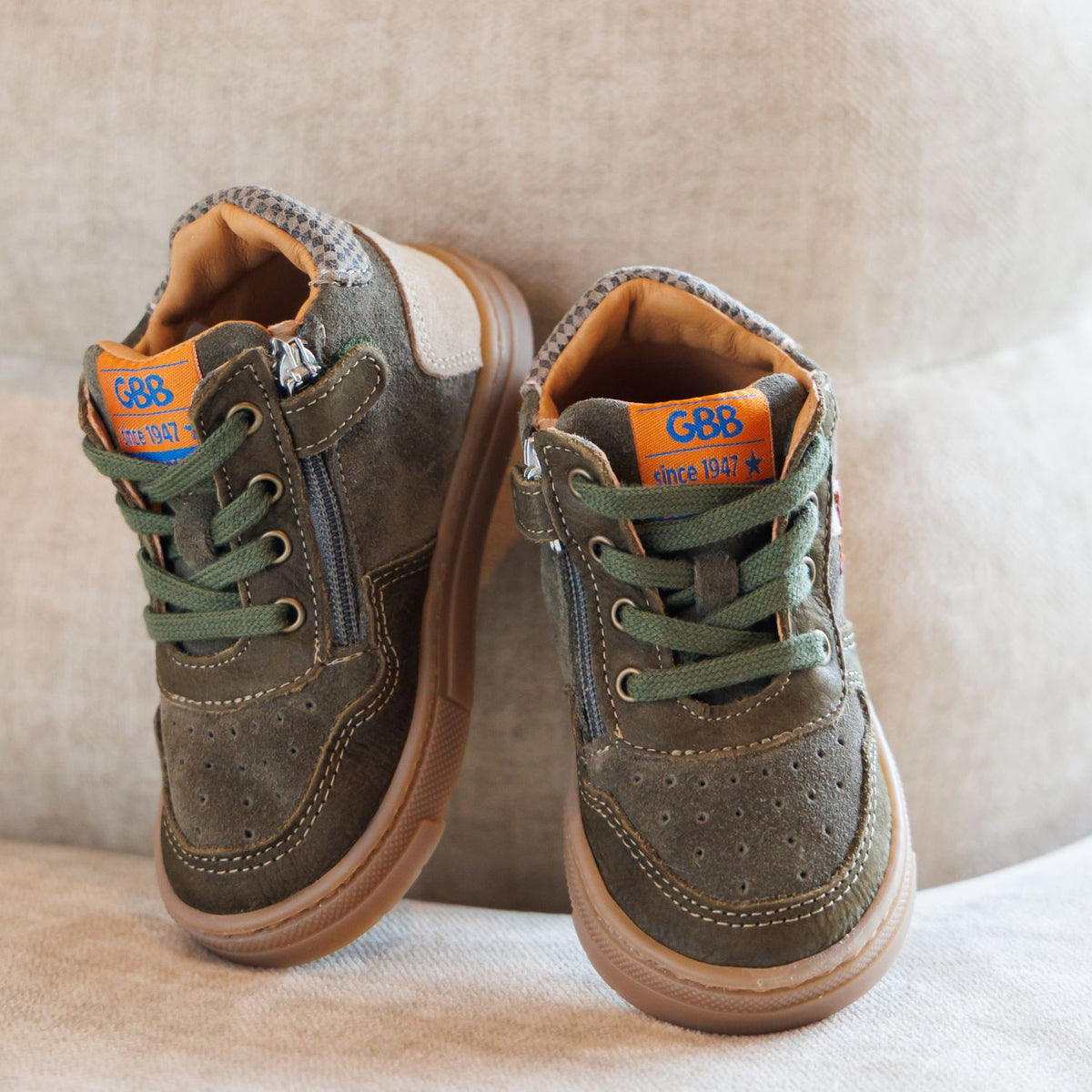 Chaussures montantes RIKKIE GBB Enfant Kaki