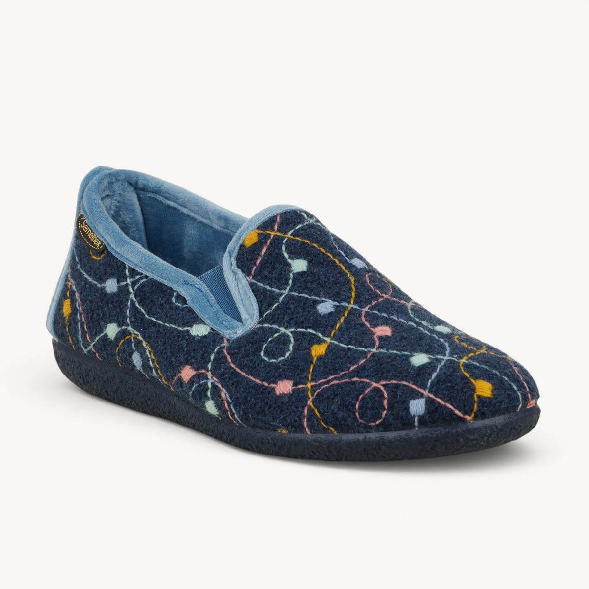 Chaussons Femme SEMELFLEX VINCIANE Bleu