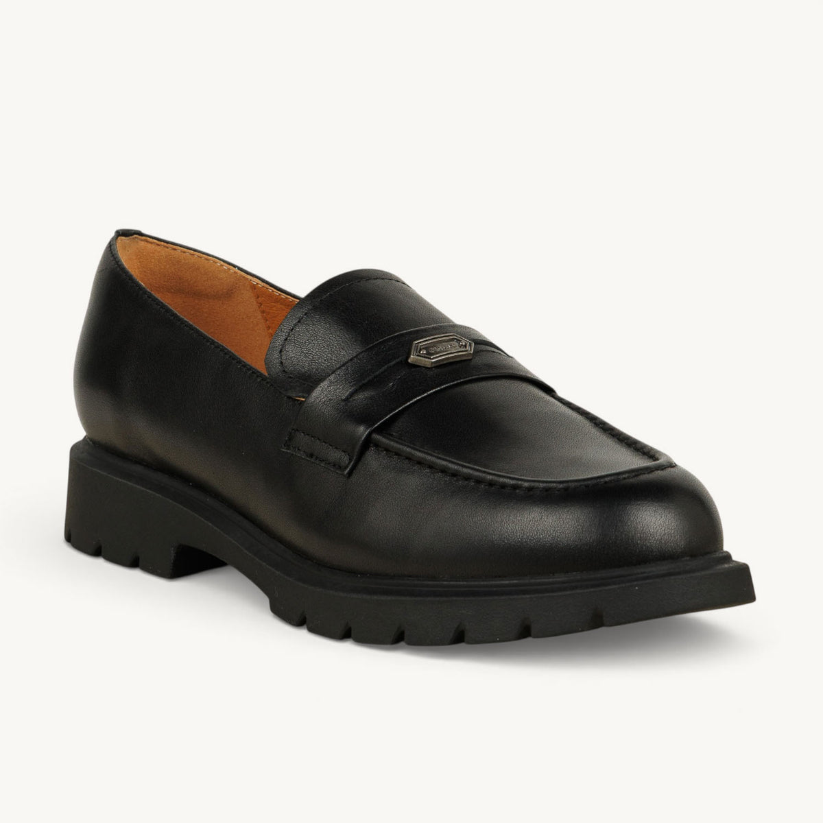 Mocassins Femme FUGITIVE PATINE Noir