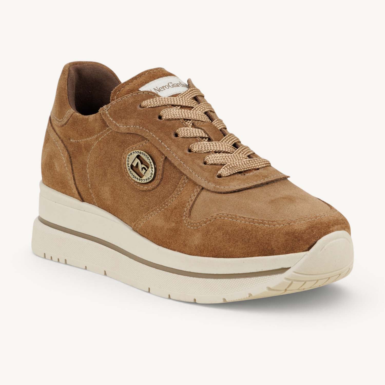 Baskets Femme NEROGIARDINI I617362 - NEROTOPO Beige