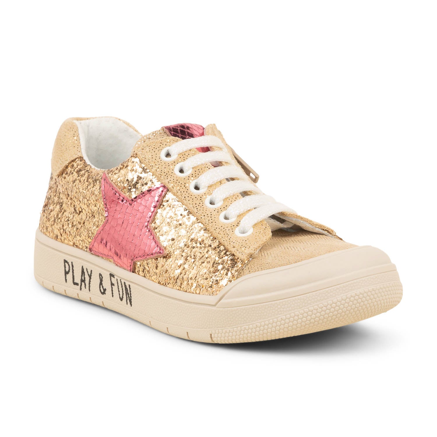 Baskets Enfant BOPY SABA Or/Bronze