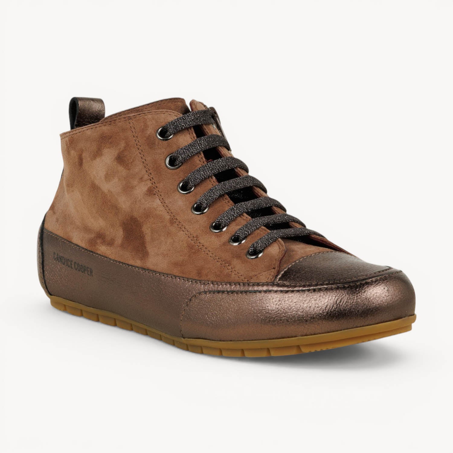 Baskets Femme CANDICE COOPER MID VELVELT Marron