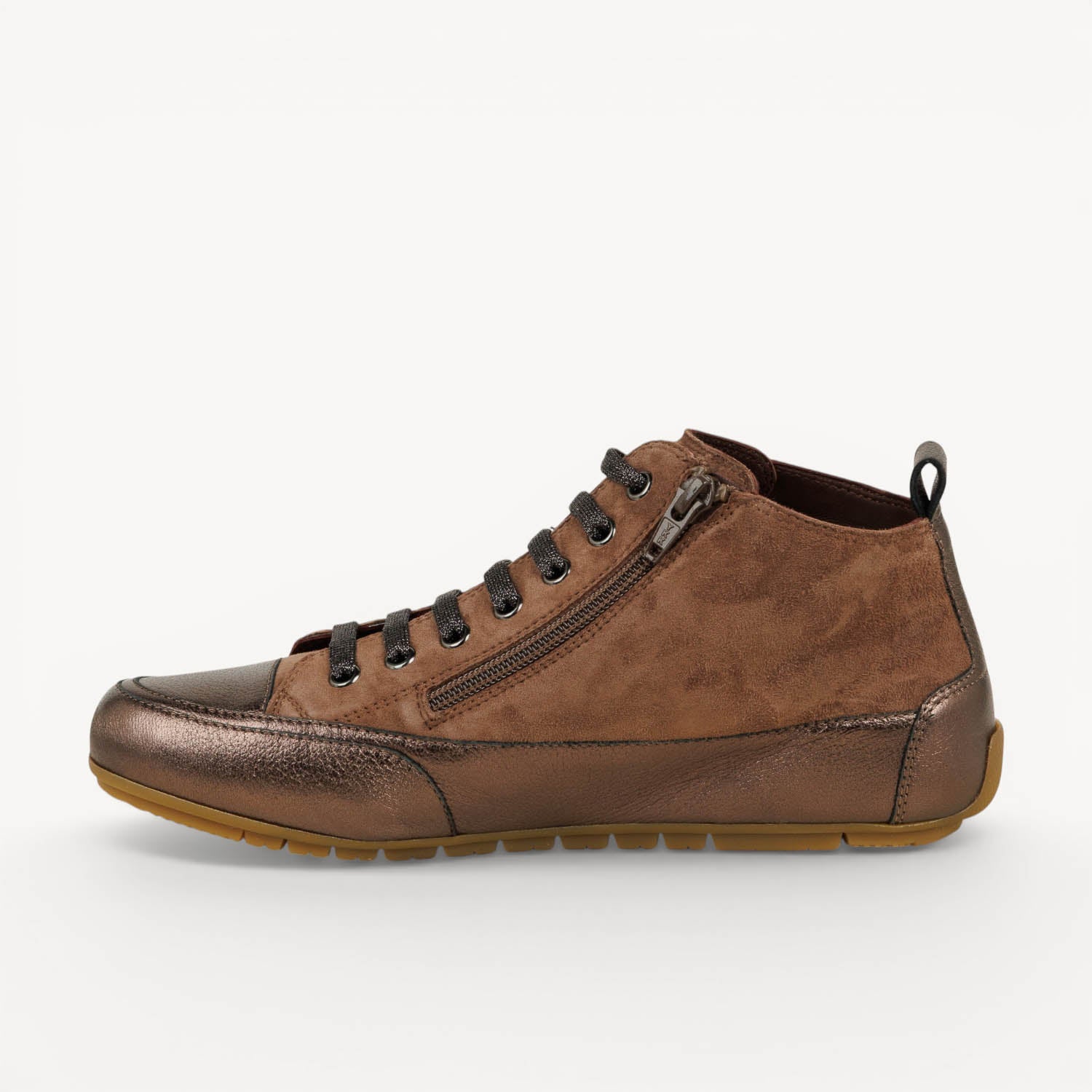 Baskets Femme CANDICE COOPER MID VELVELT Marron