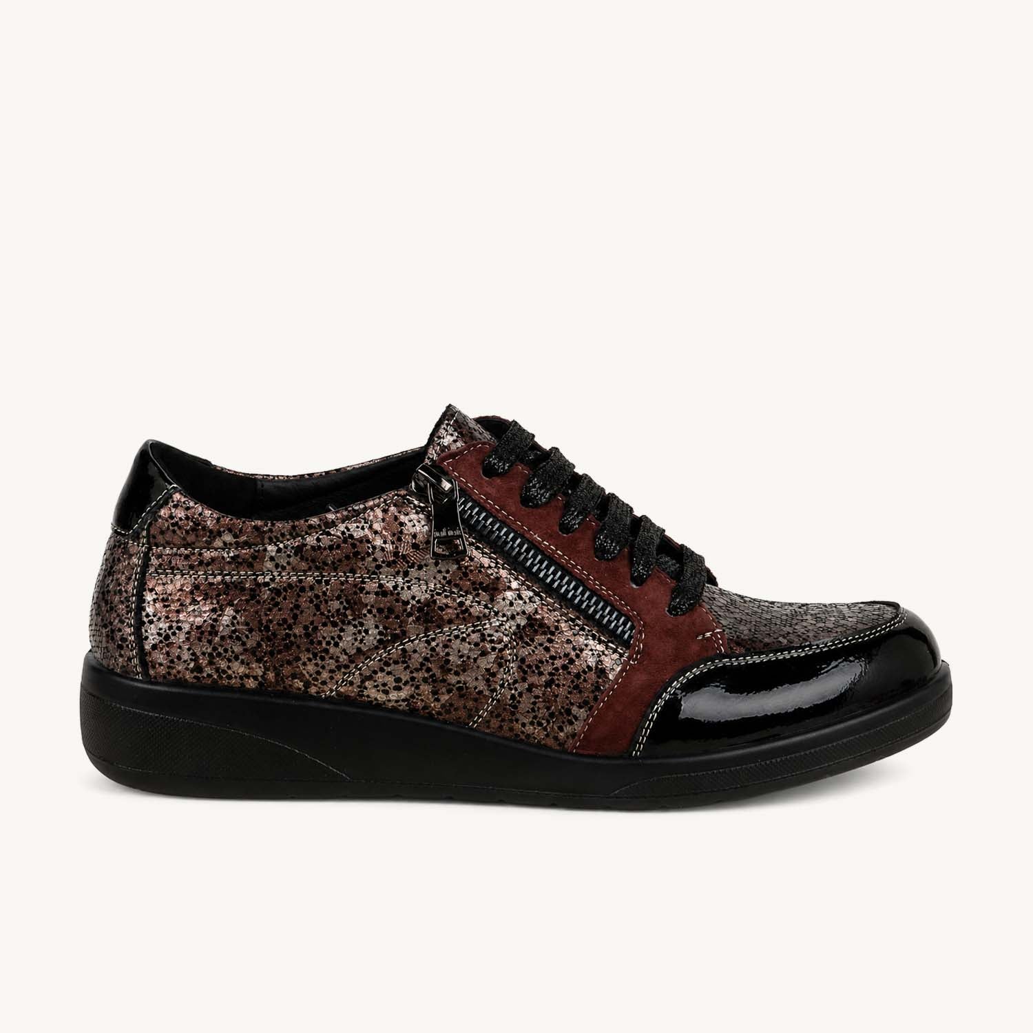 Baskets Femme INFINI ALET Bordeaux
