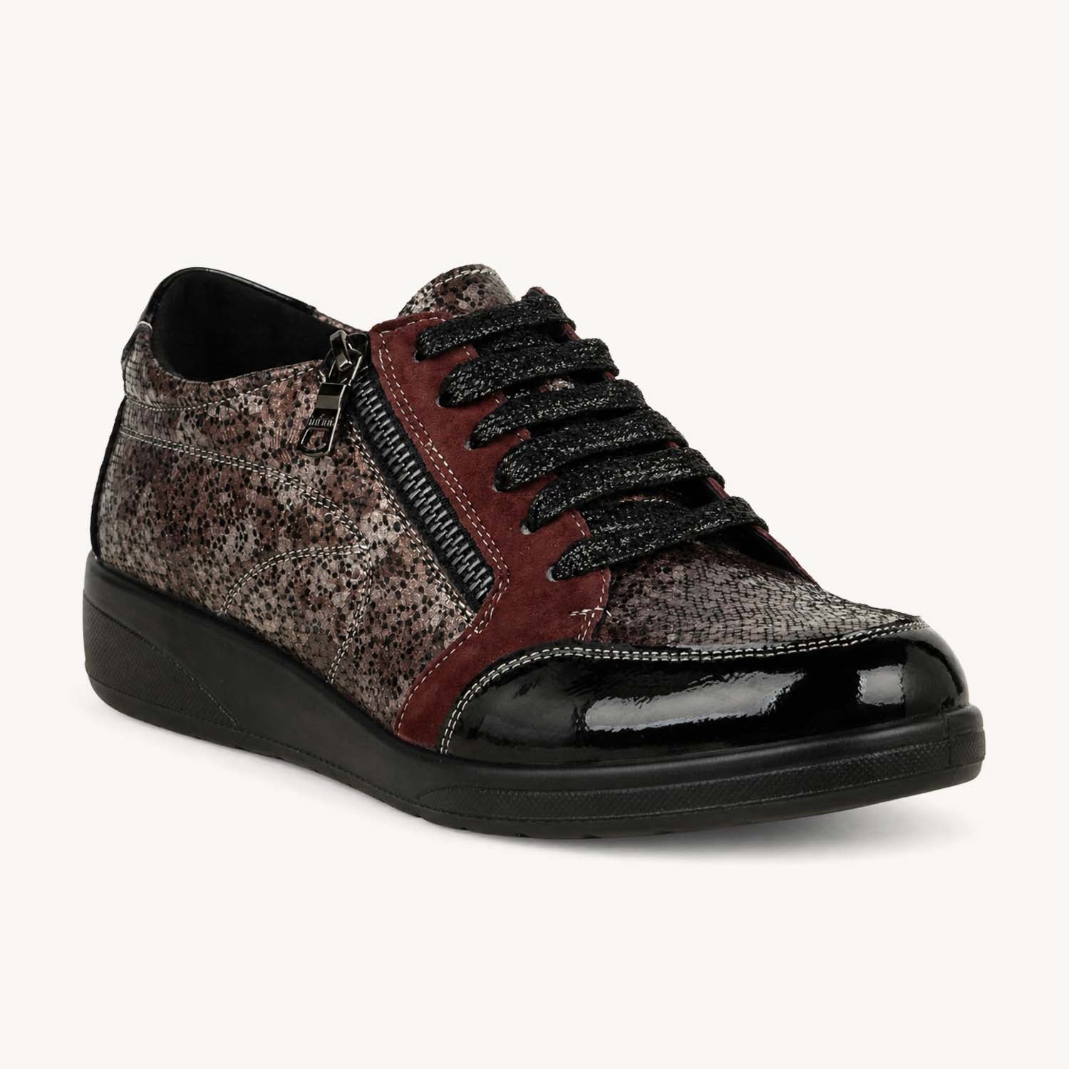 Baskets Femme INFINI ALET Bordeaux
