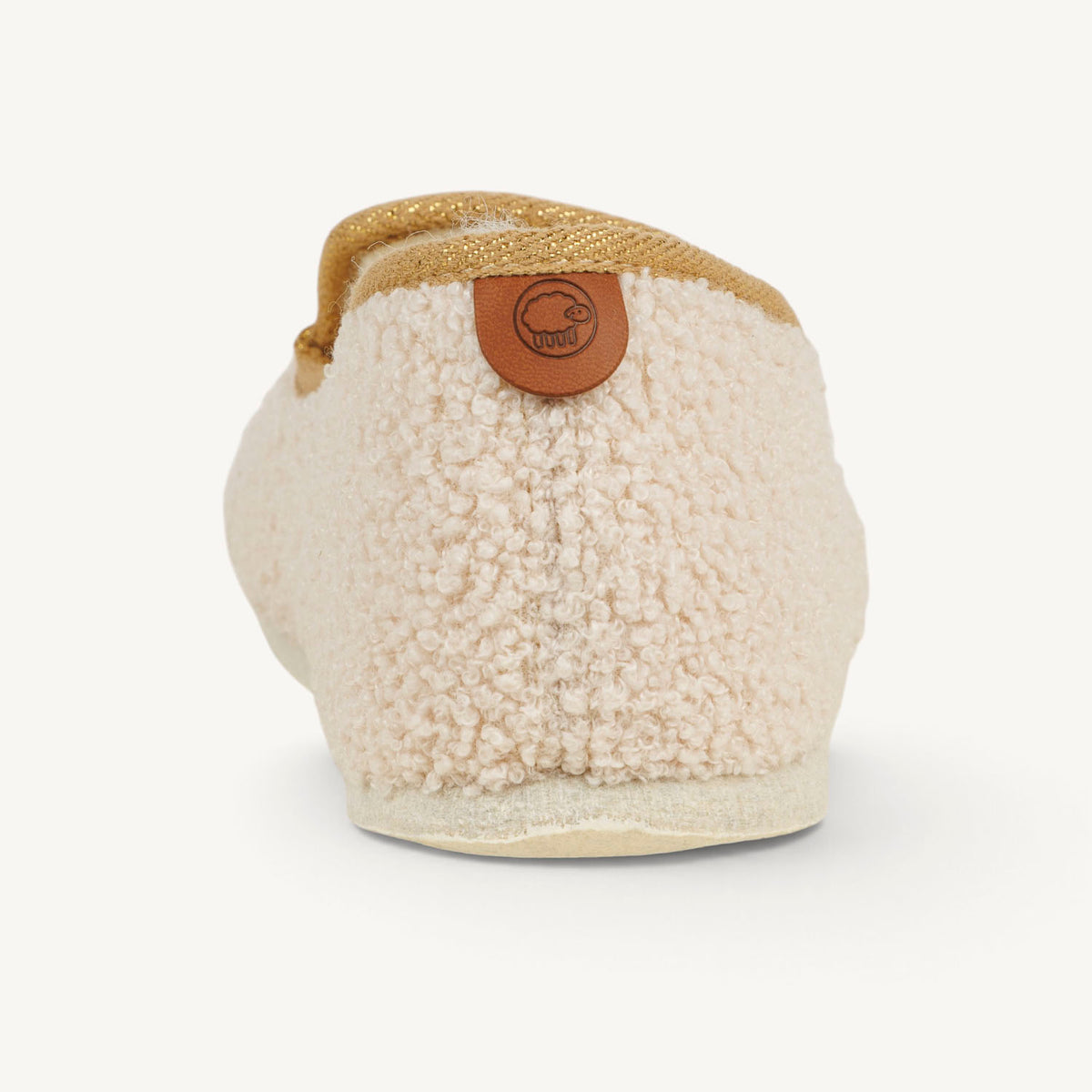 Chaussons Femme CHAUSSE MOUTON SHERPA Beige