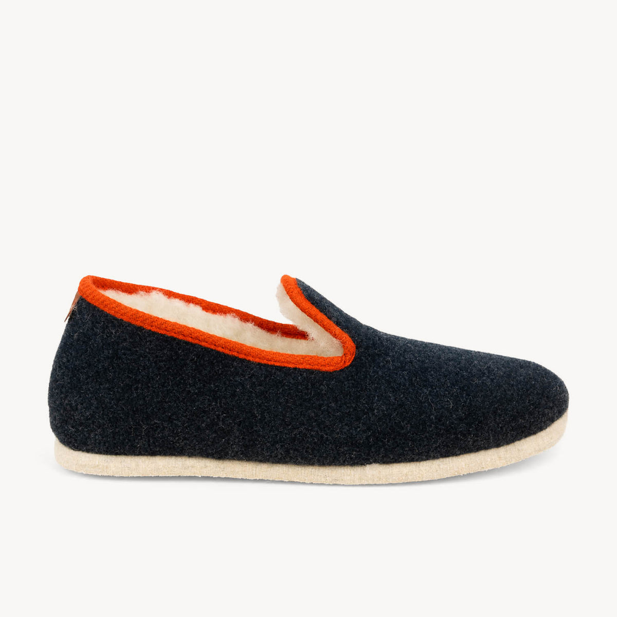 Chaussons Homme CHAUSSE MOUTON TWEED Bleu