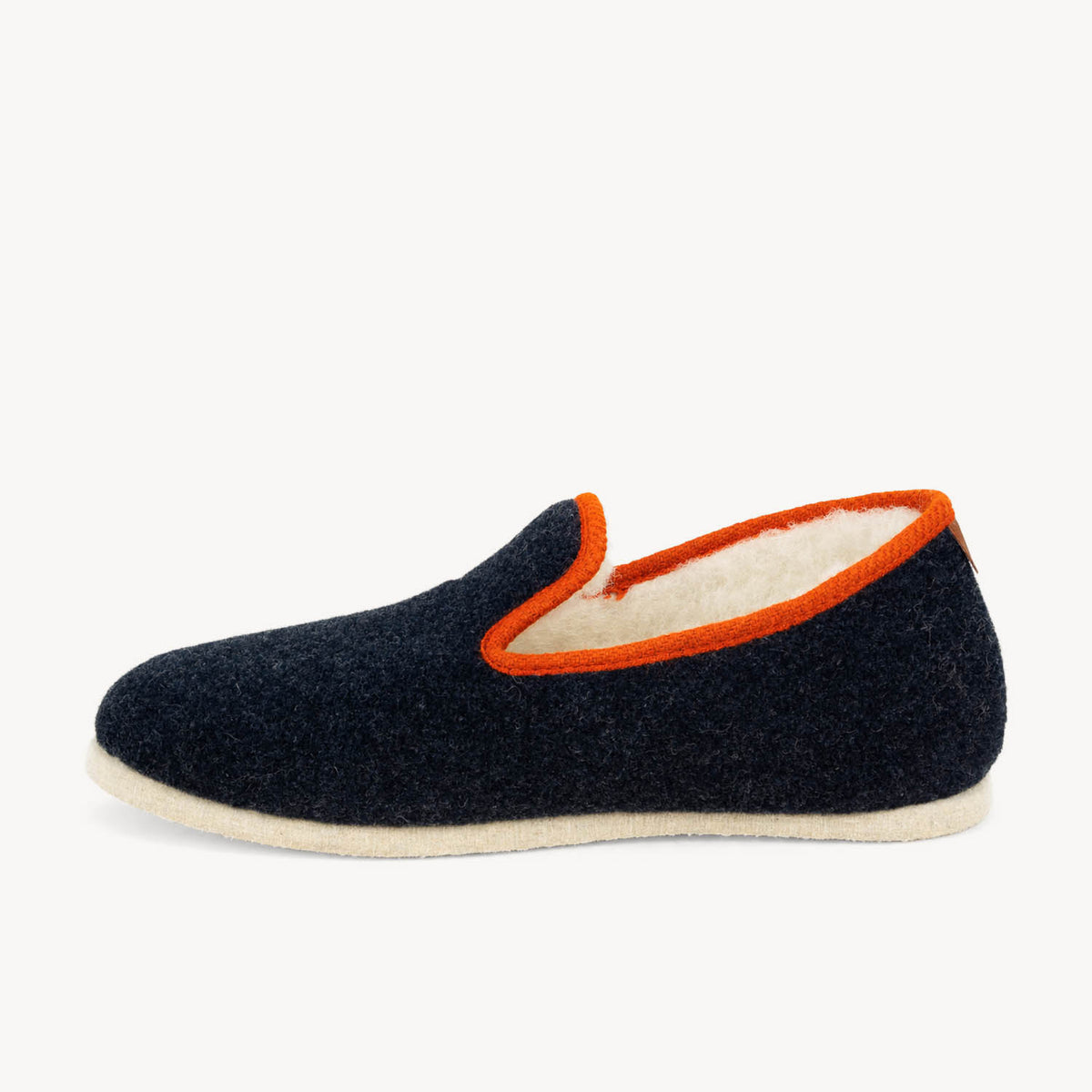 Chaussons Homme CHAUSSE MOUTON TWEED Bleu