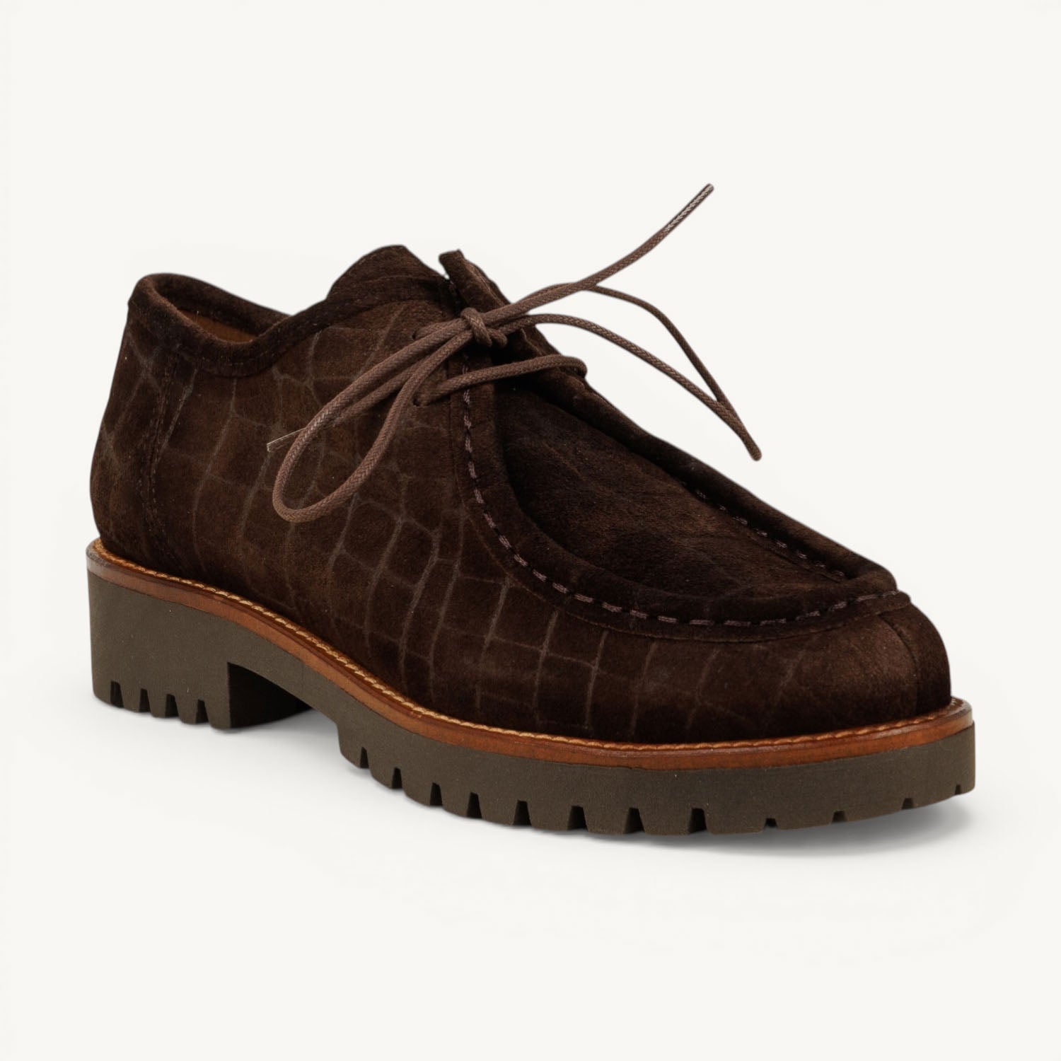 Derbies Femme ROCK AND ROSE ATTY Marron