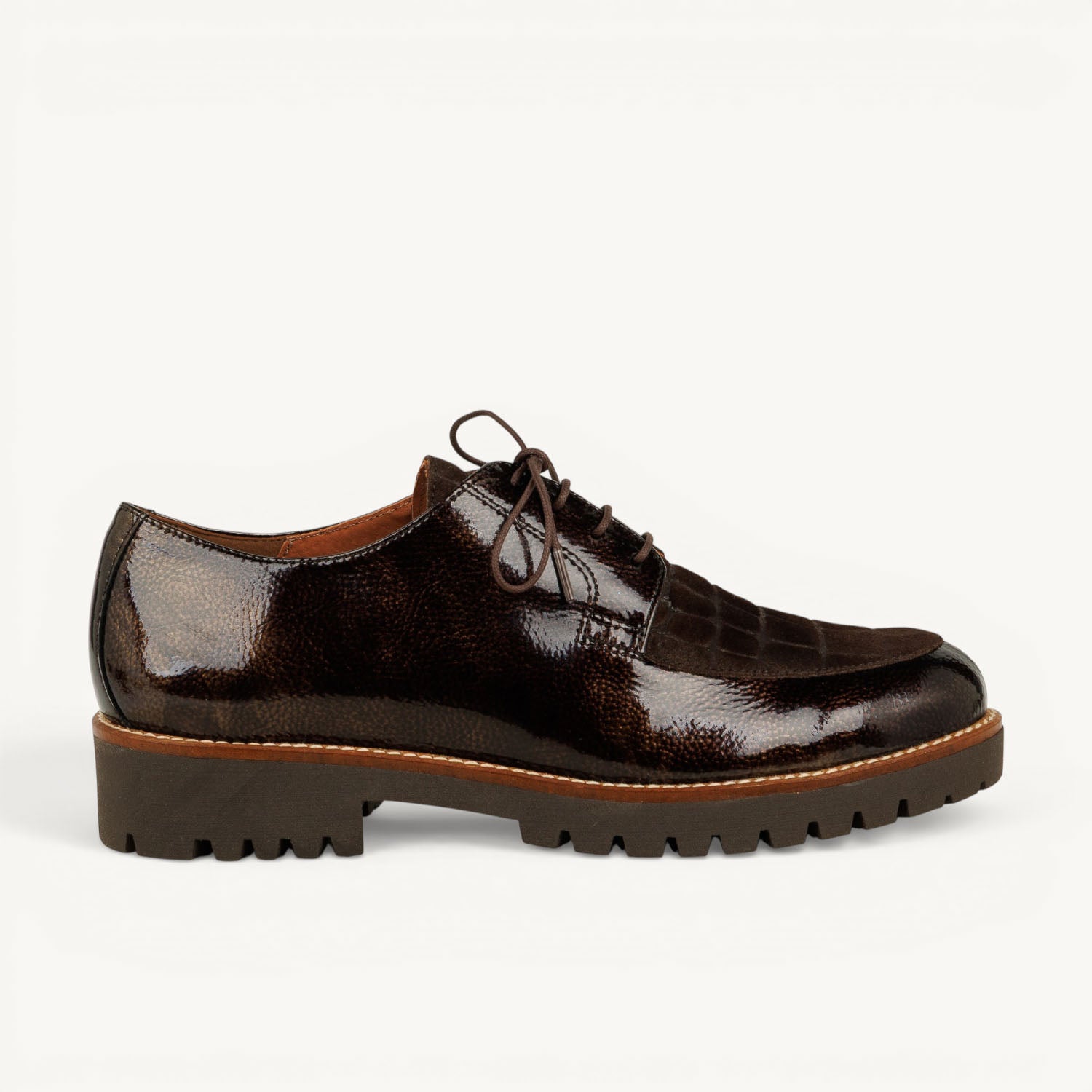 Derbies Femme ROCK AND ROSE ARIBA Marron