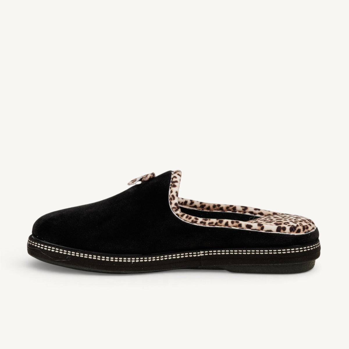 Chaussons Femme LA MAISON DE L'ESPADRILLE 6812  - LAMULEO Noir