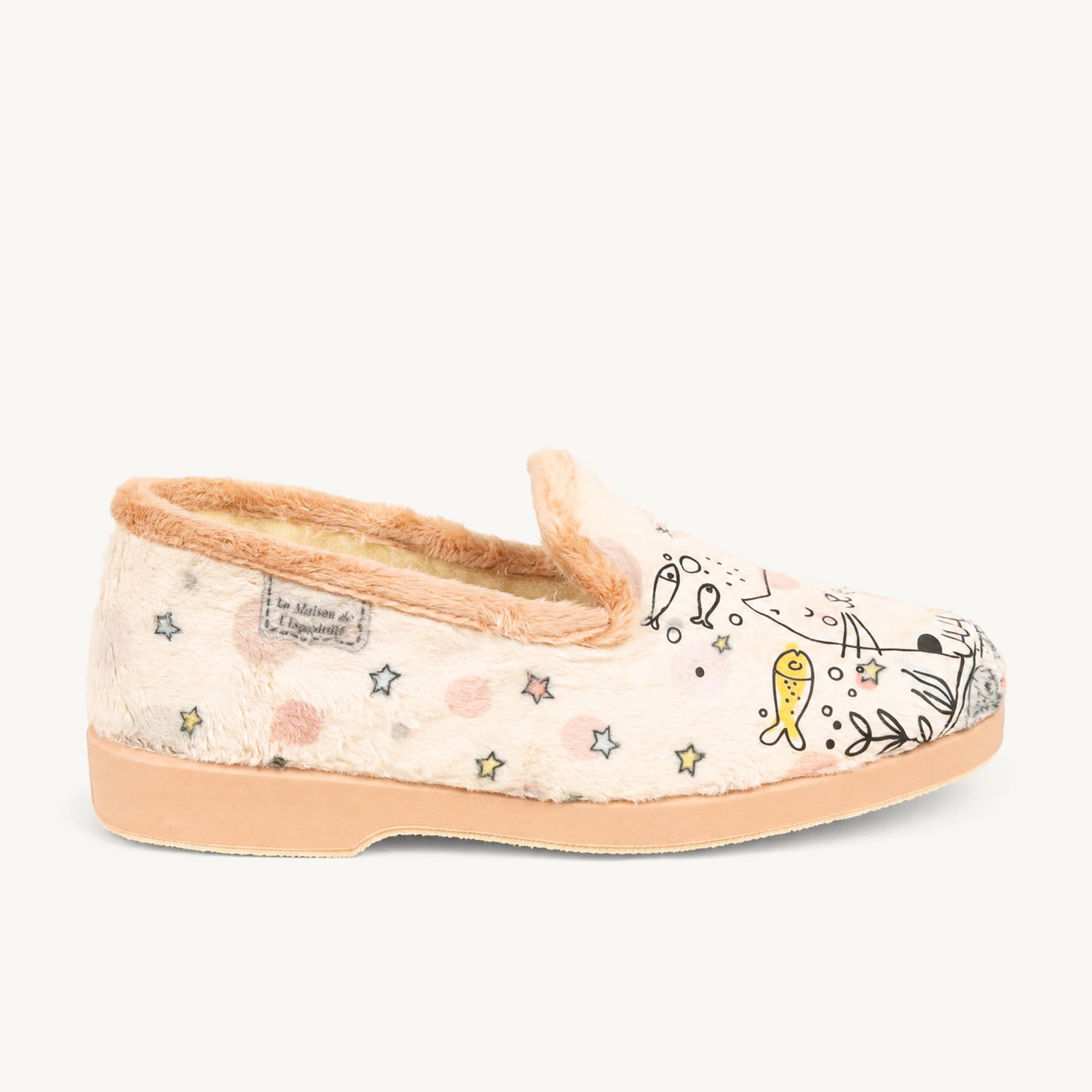 Chaussons Femme LA MAISON DE L'ESPADRILLE LACHAMIAOU Beige