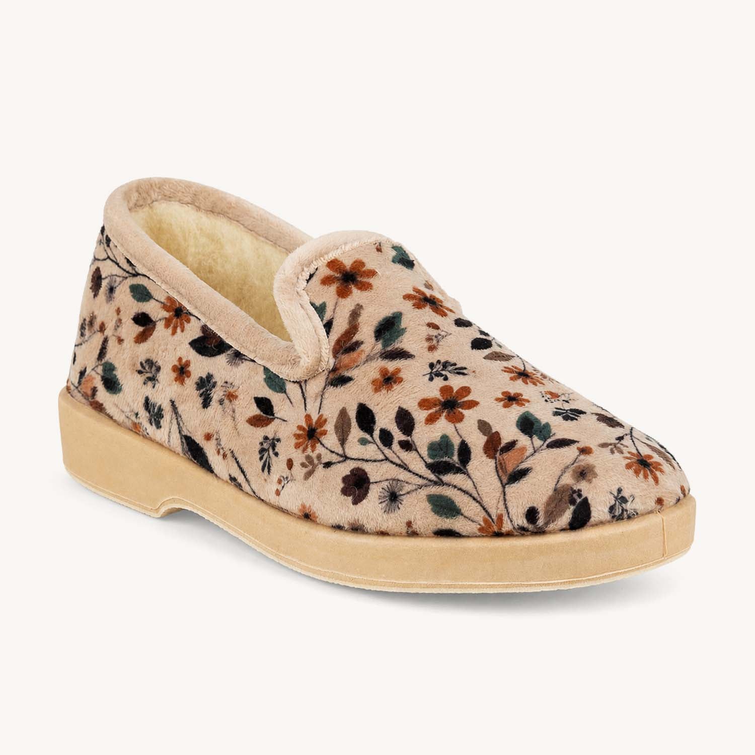 Chaussons Femme LA MAISON DE L'ESPADRILLE LACHAFLEUR Beige