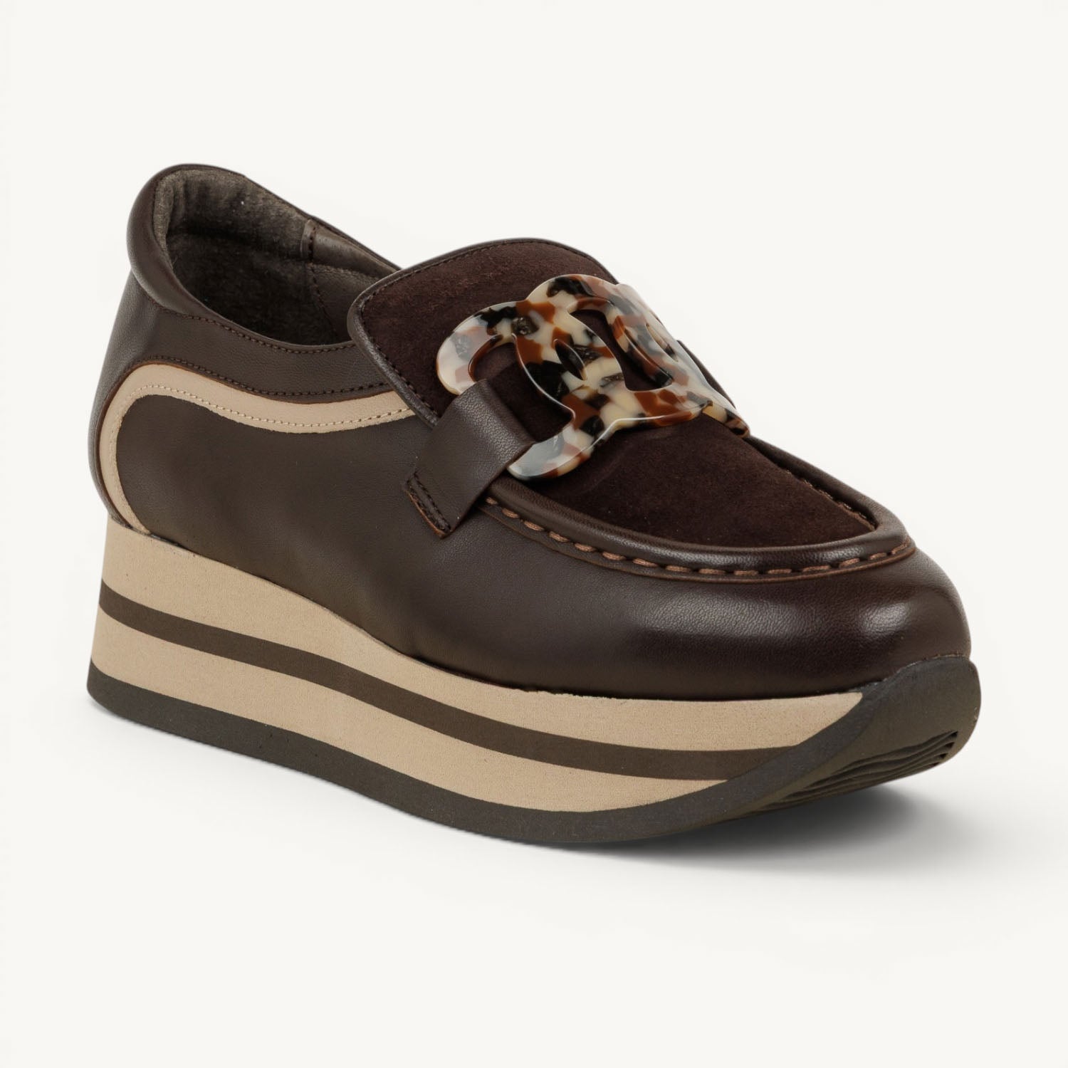 Mocassins Femme SOFTWAVES SOFTZAZI 778110 Marron