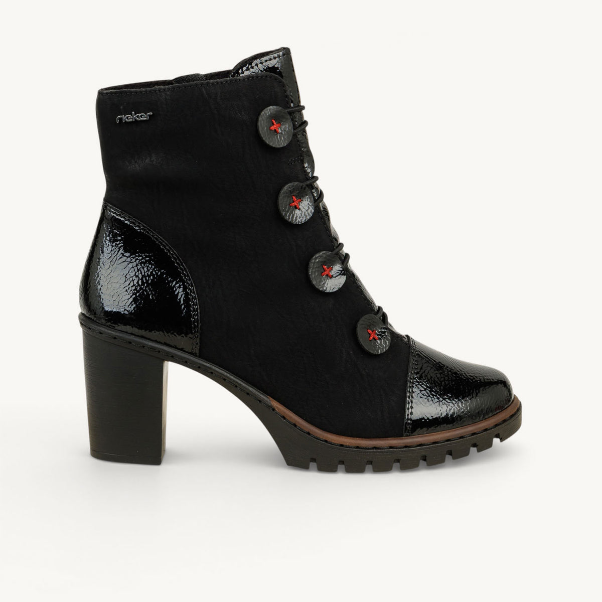 Boots et bottines Femme RIEKER Y2576 - RIOLATA Noir