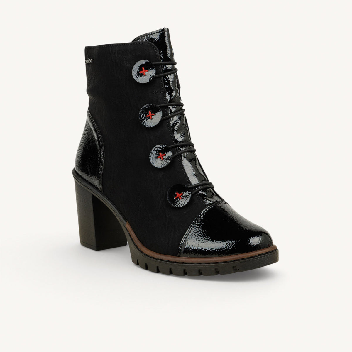 Boots et bottines Femme RIEKER Y2576 - RIOLATA Noir