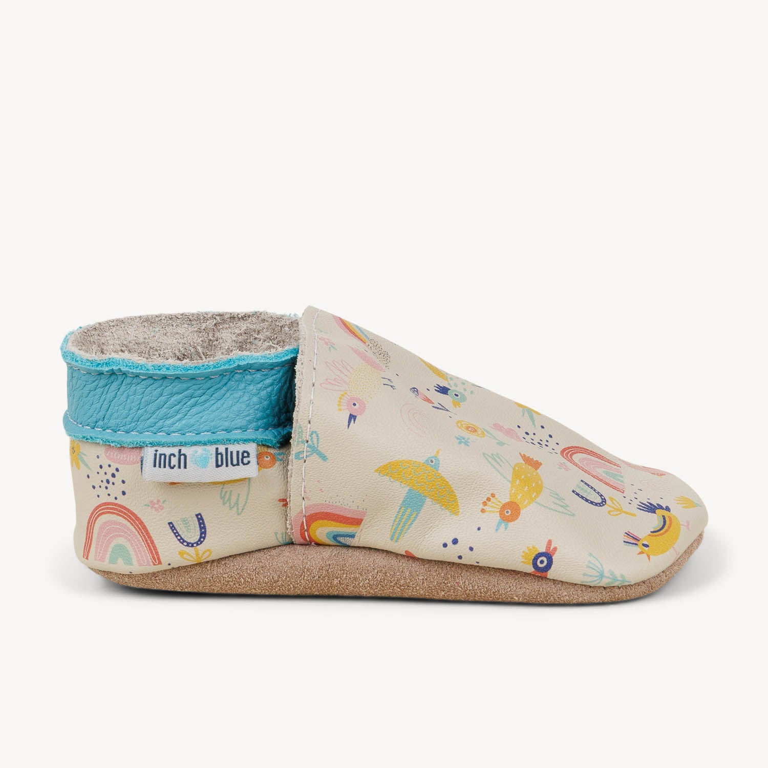 Chaussons Enfant INCH BLUE RAINBOW BIRDS Beige