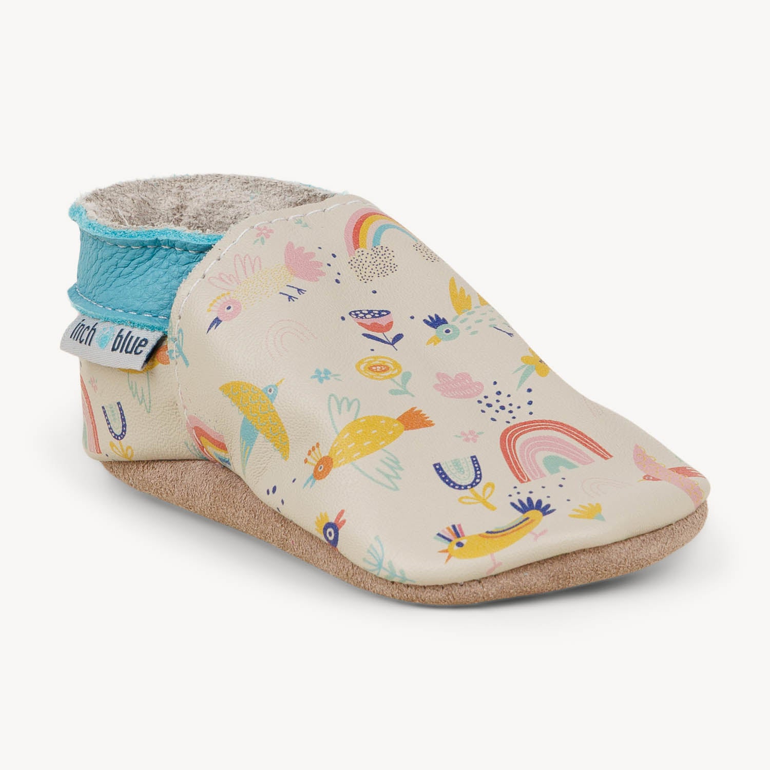 Chaussons Enfant INCH BLUE RAINBOW BIRDS Beige