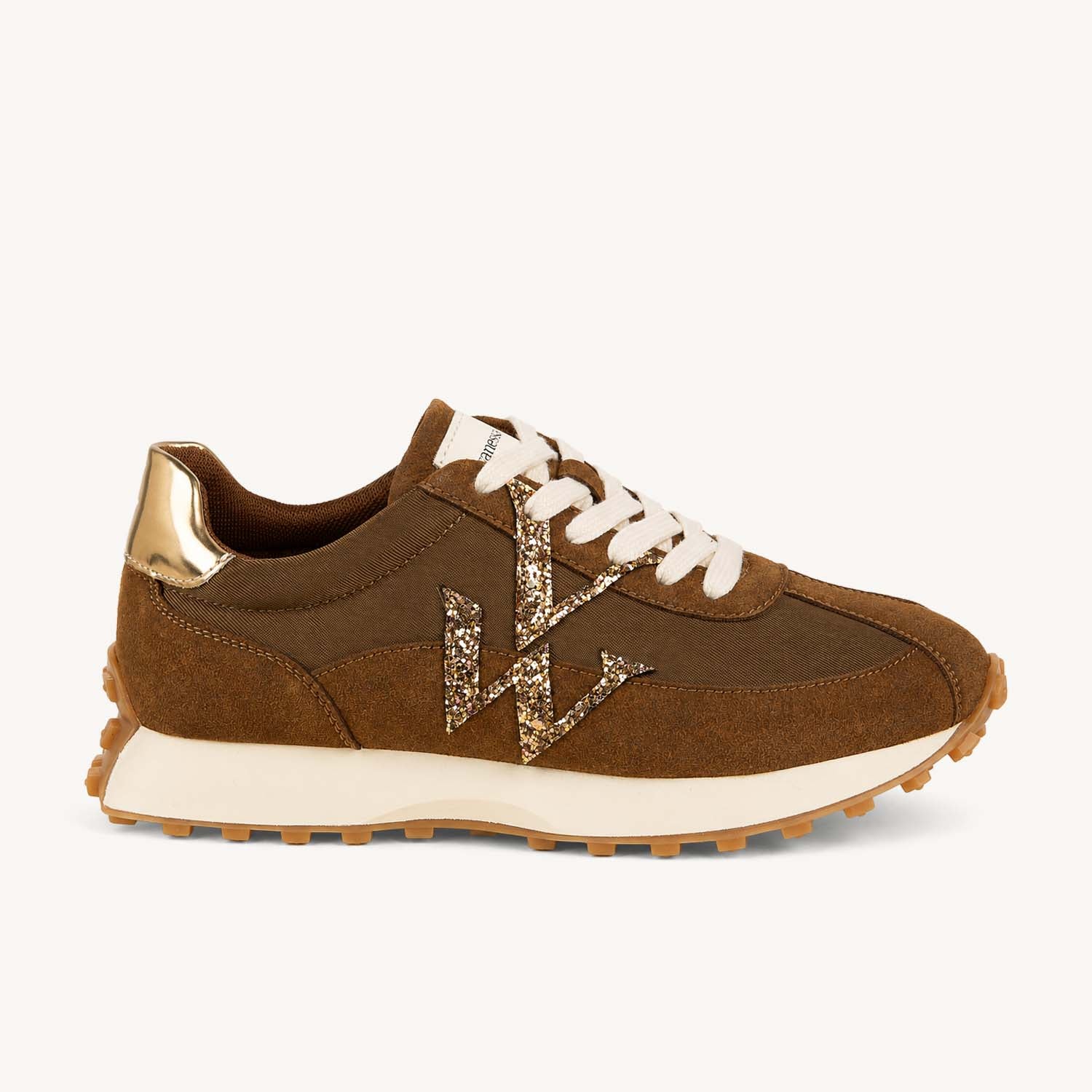 Baskets Femme VANESSA WU FLOW INITIALE Marron