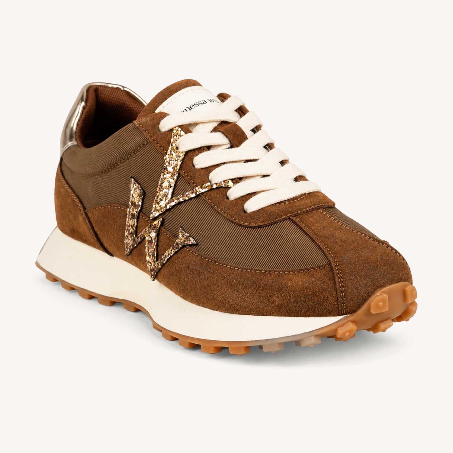 Baskets Femme VANESSA WU FLOW INITIALE Marron