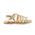 Sandales Enfant MINIBEL MINILOVE Or/Bronze