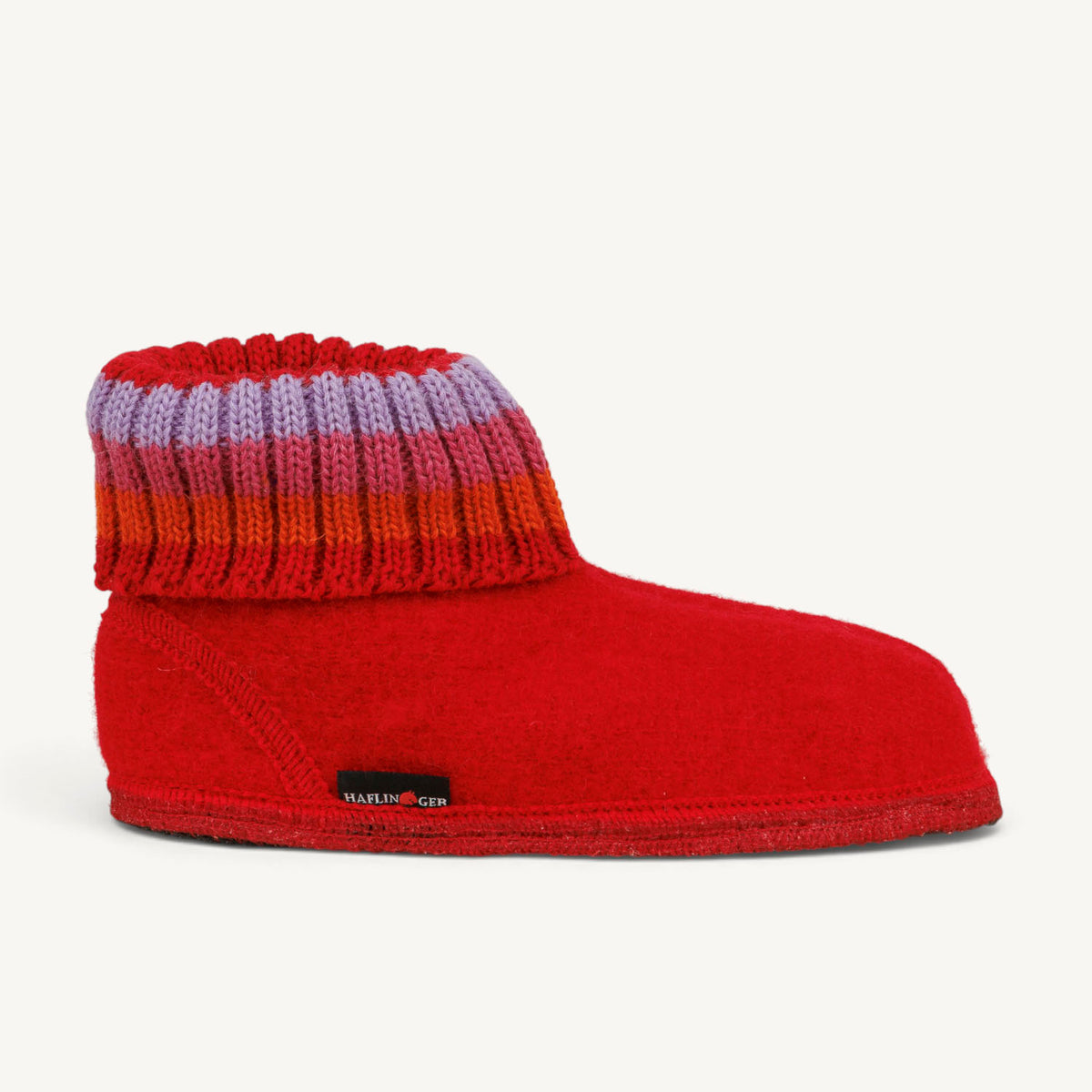 Chaussons Femme HAFLINGER PAUL Rouge