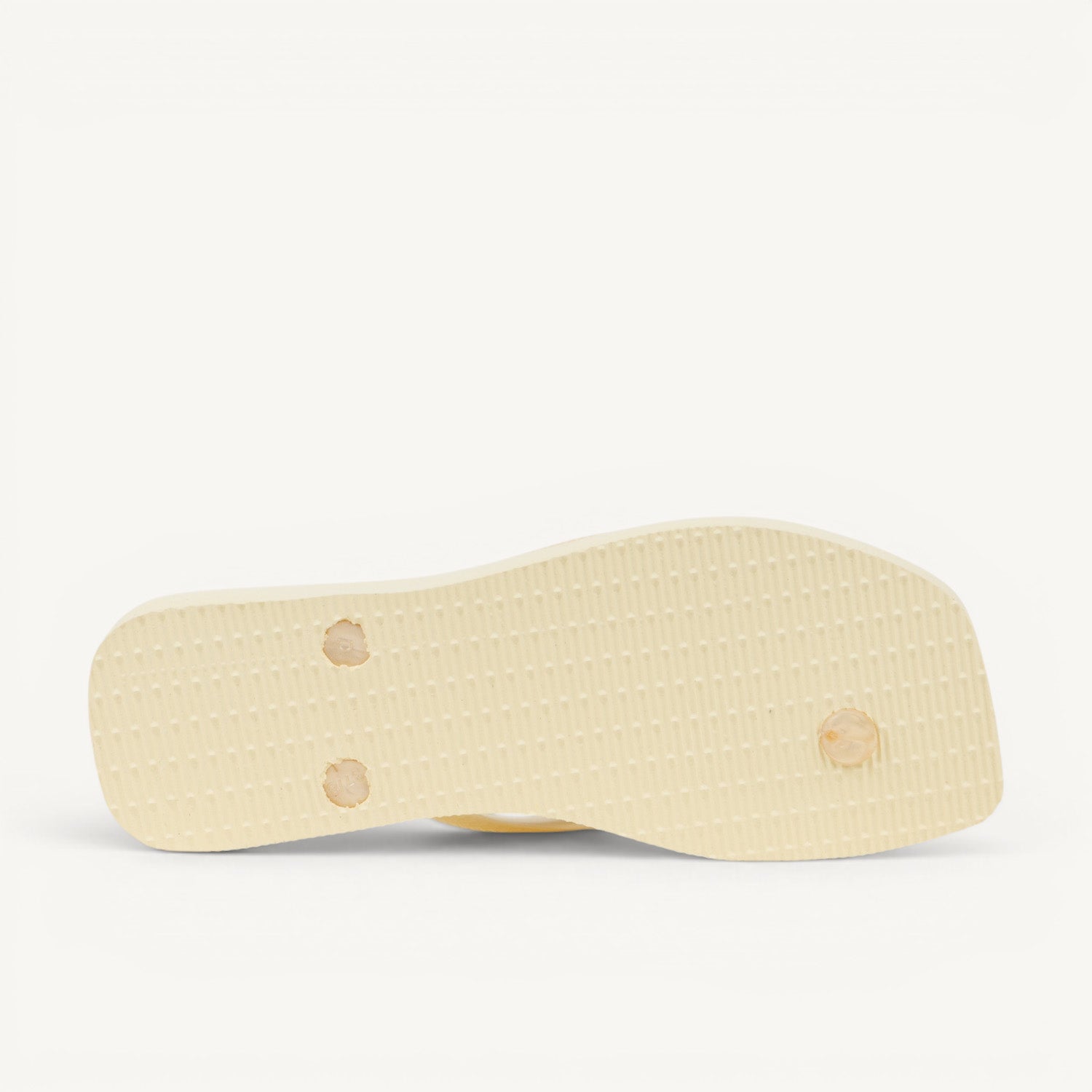 Tongs et crocs Femme HAVAIANAS SQUARE LOGO METALLIC Beige