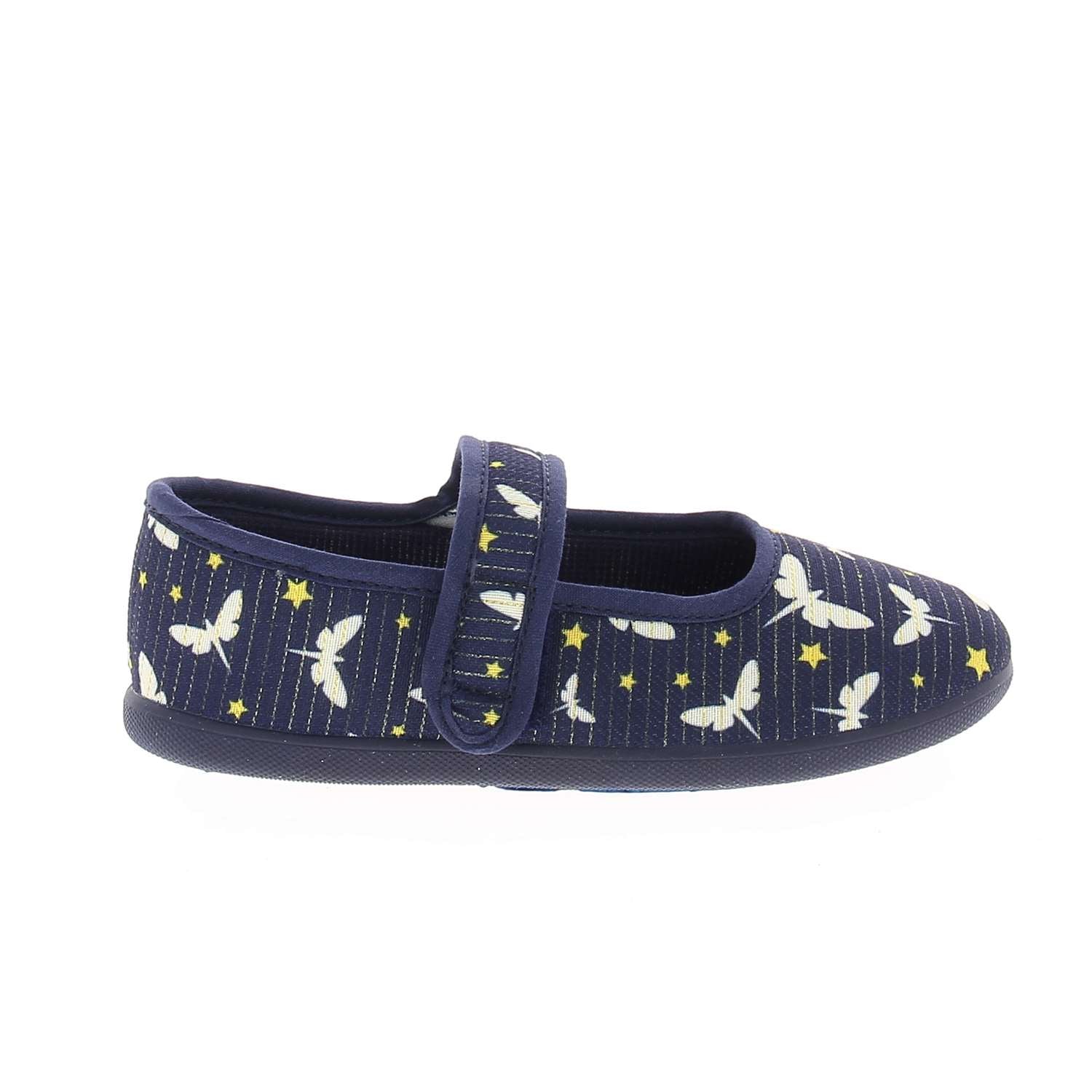 Chaussons Enfant BOSSI PAPILLON Bleu