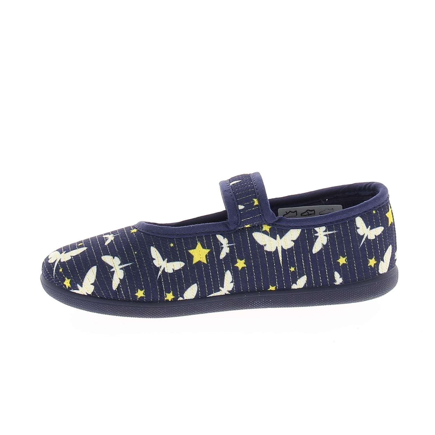 Chaussons Enfant BOSSI PAPILLON Bleu