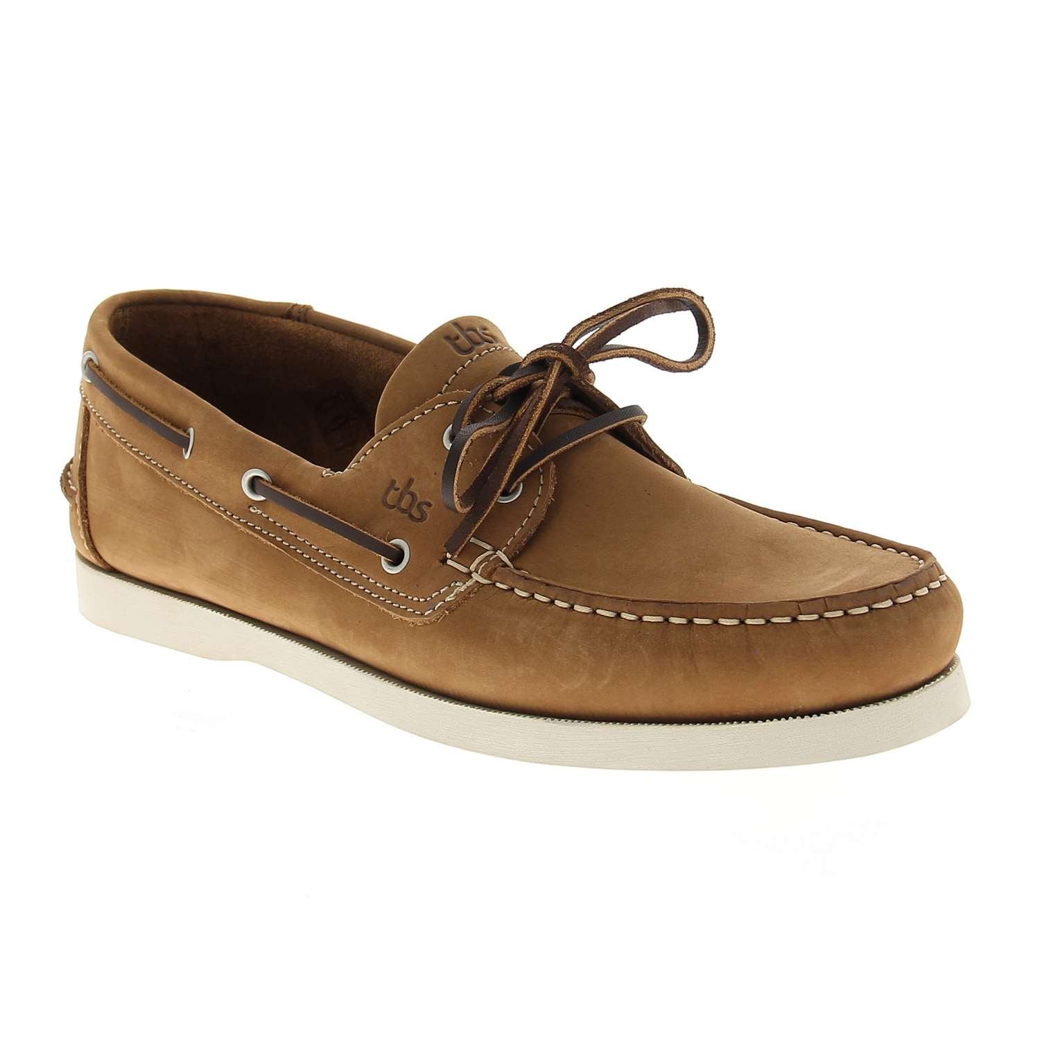 Chaussures bateau Homme TBS PHENIX Camel