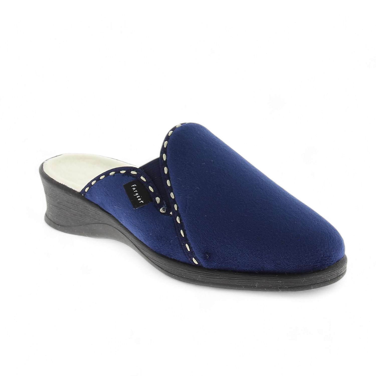 Chaussons Femme FARGEOT YUAN Bleu