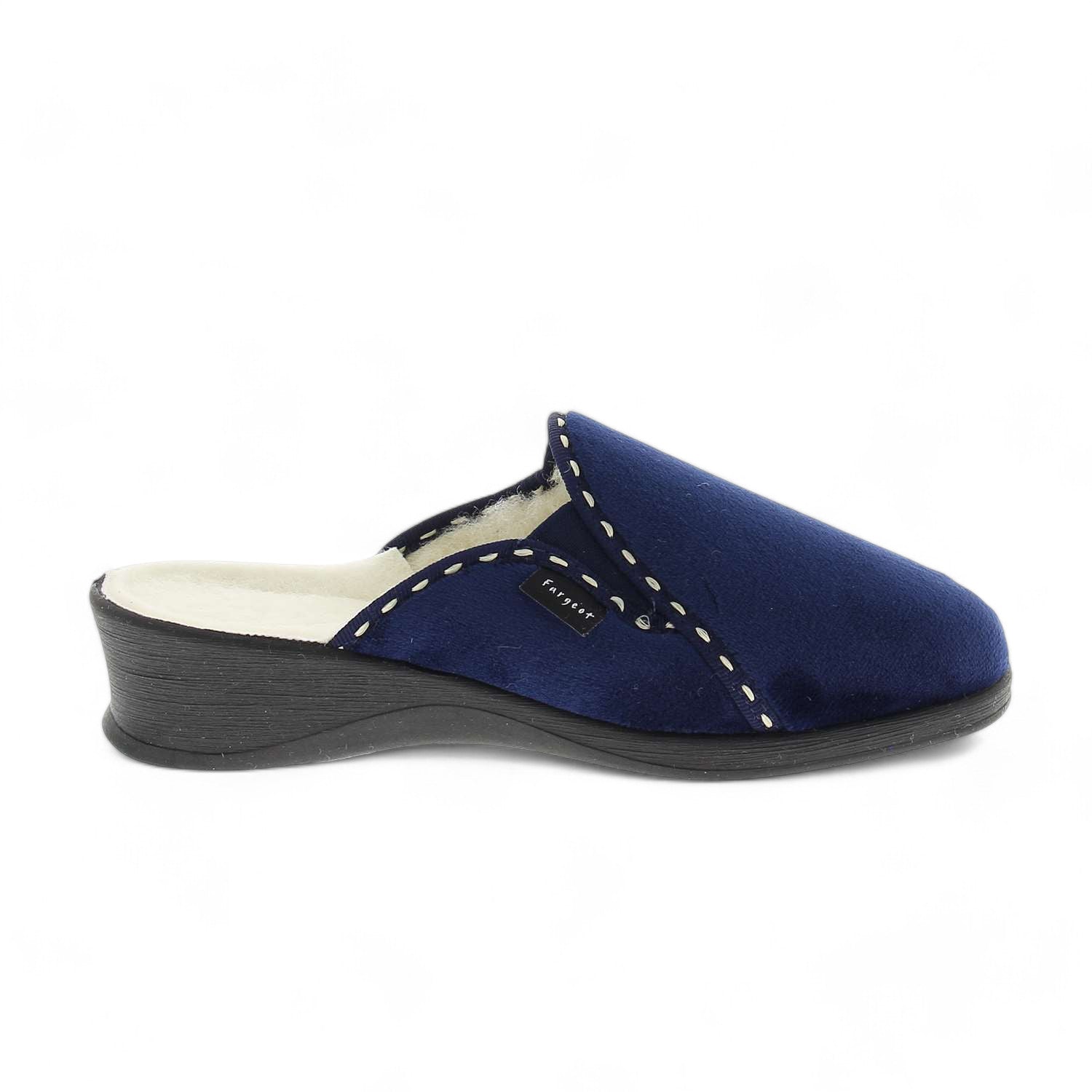 Chaussons Femme FARGEOT YUAN Bleu