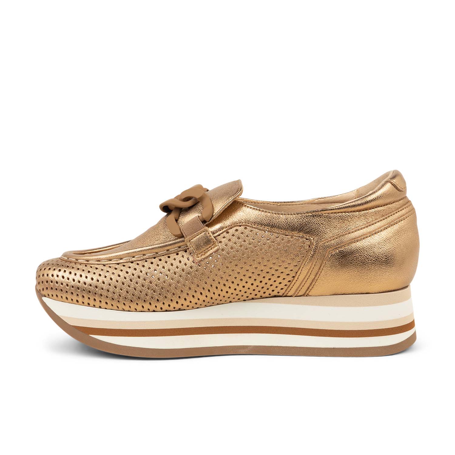 Mocassins Femme SOFTWAVES 77856 Or/Bronze