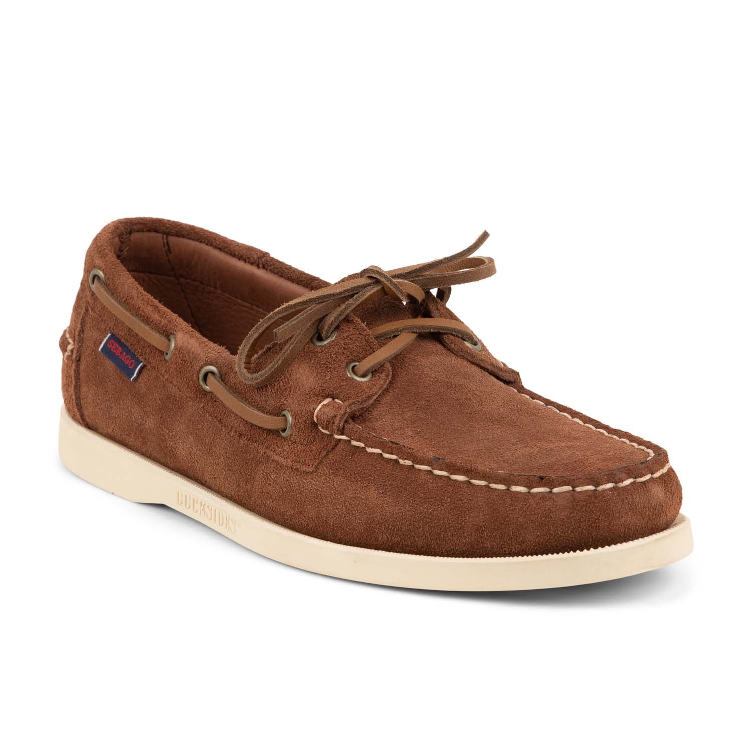 Chaussures bateau Homme SEBAGO DOCKSIDES PORTLAND SUEDE Marron
