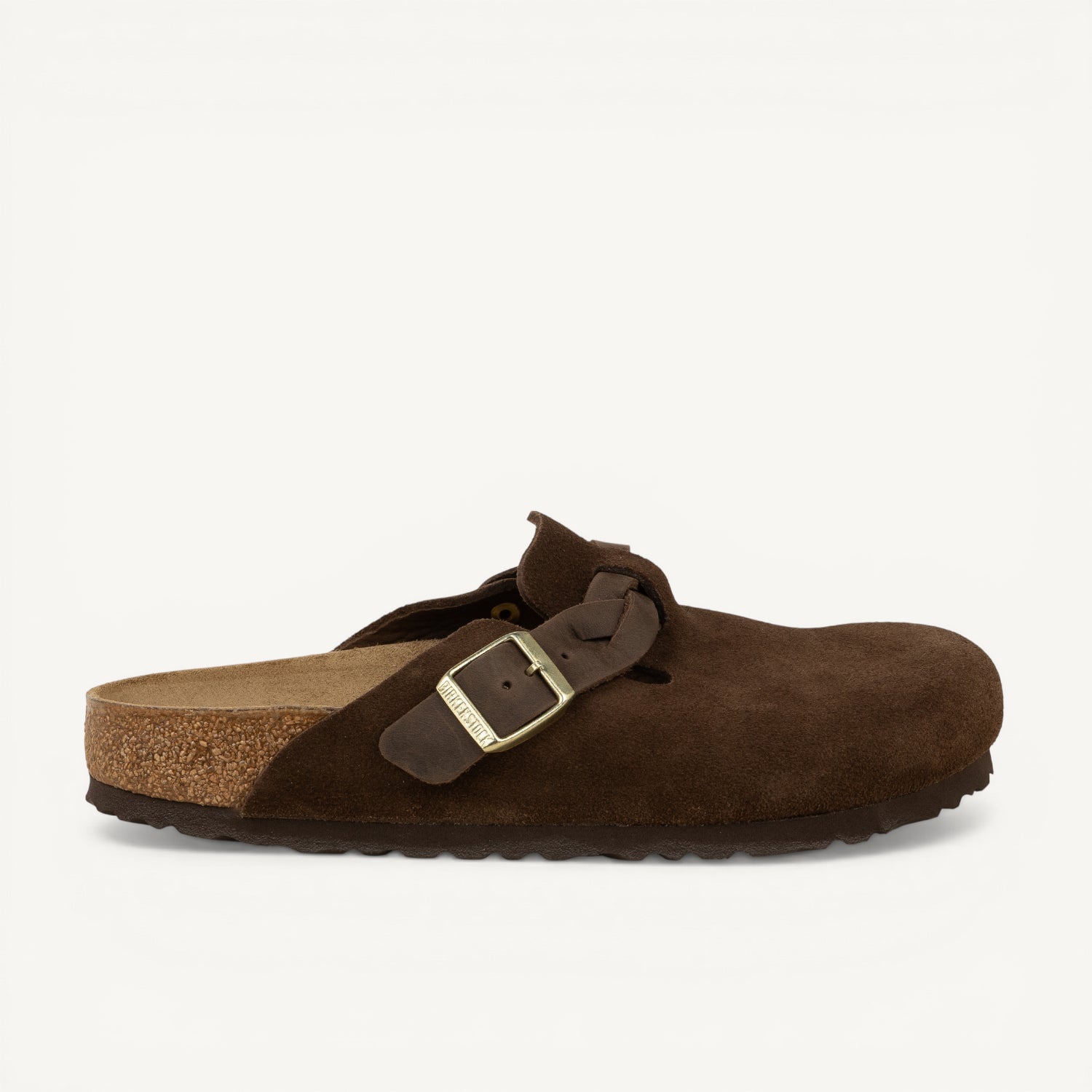 Mules Femme BIRKENSTOCK BOSTON BRAIDED Marron