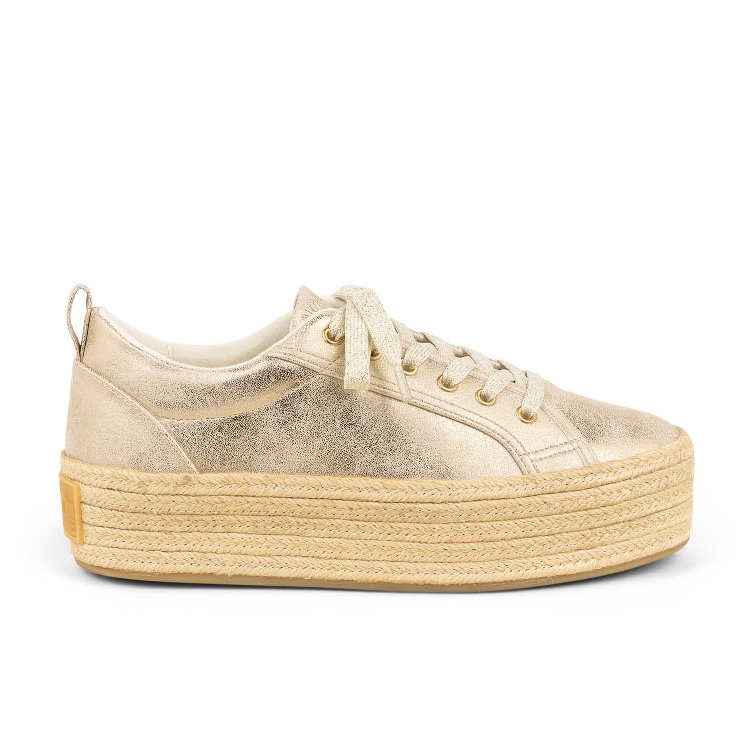 Baskets Femme NO NAME SORA SNEAKER Or/Bronze