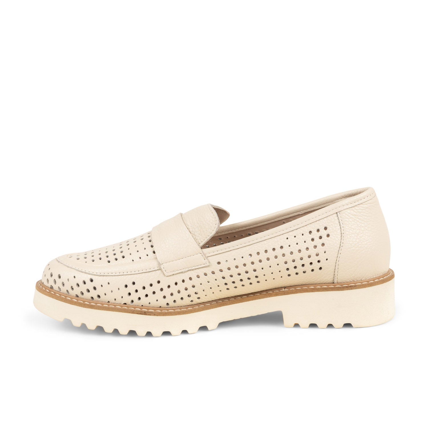 Mocassins Femme MEPHISTO STESSY Beige