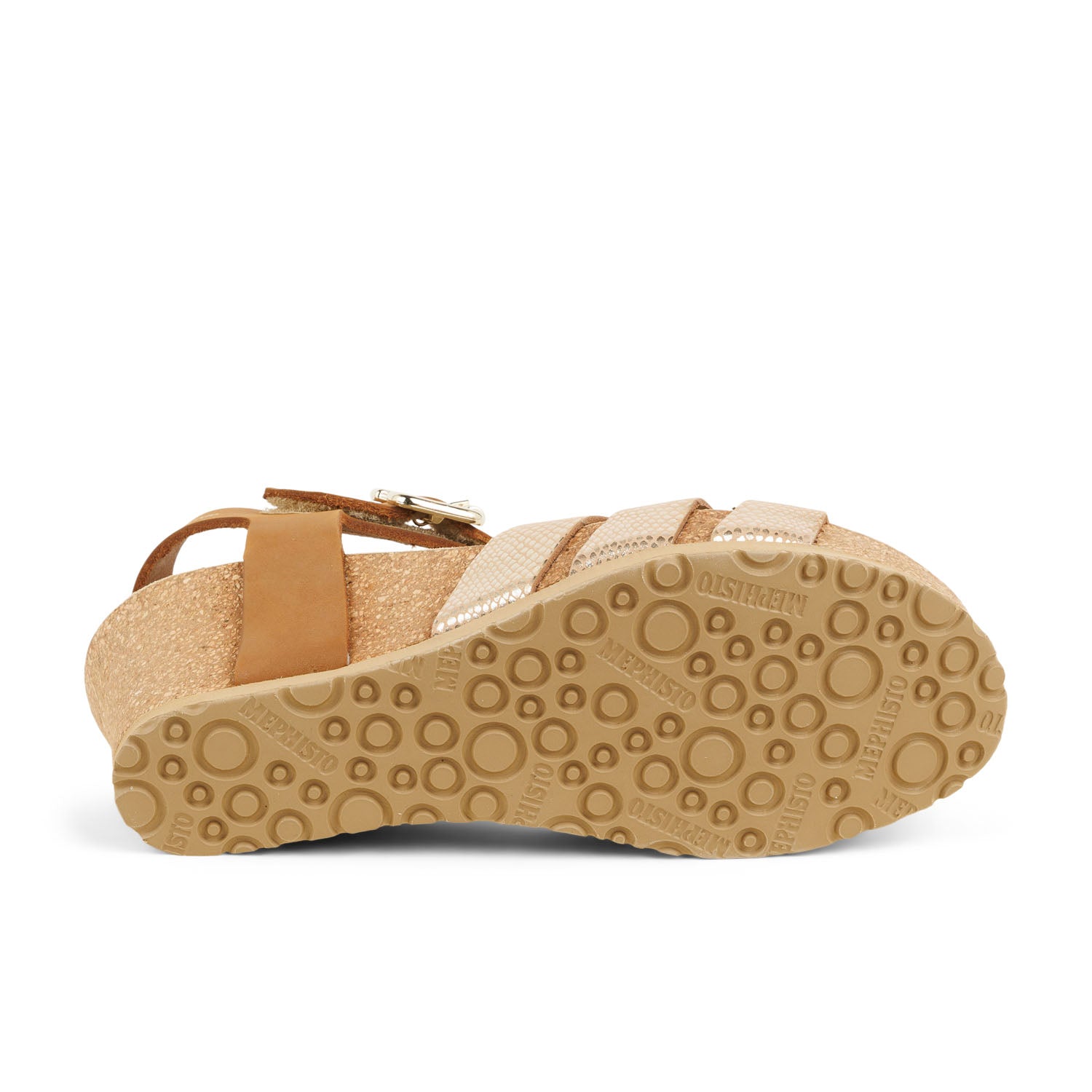 Sandales Femme MEPHISTO LESLEY Or/Bronze