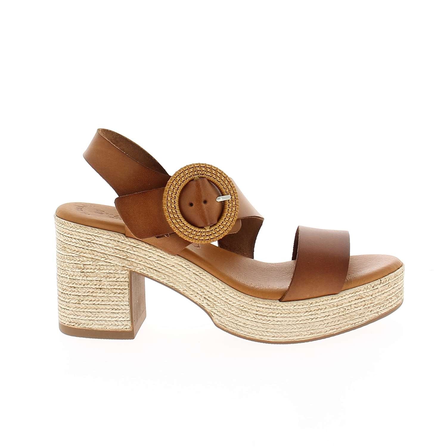 Sandales Femme EVA FRUTOS EVY Marron