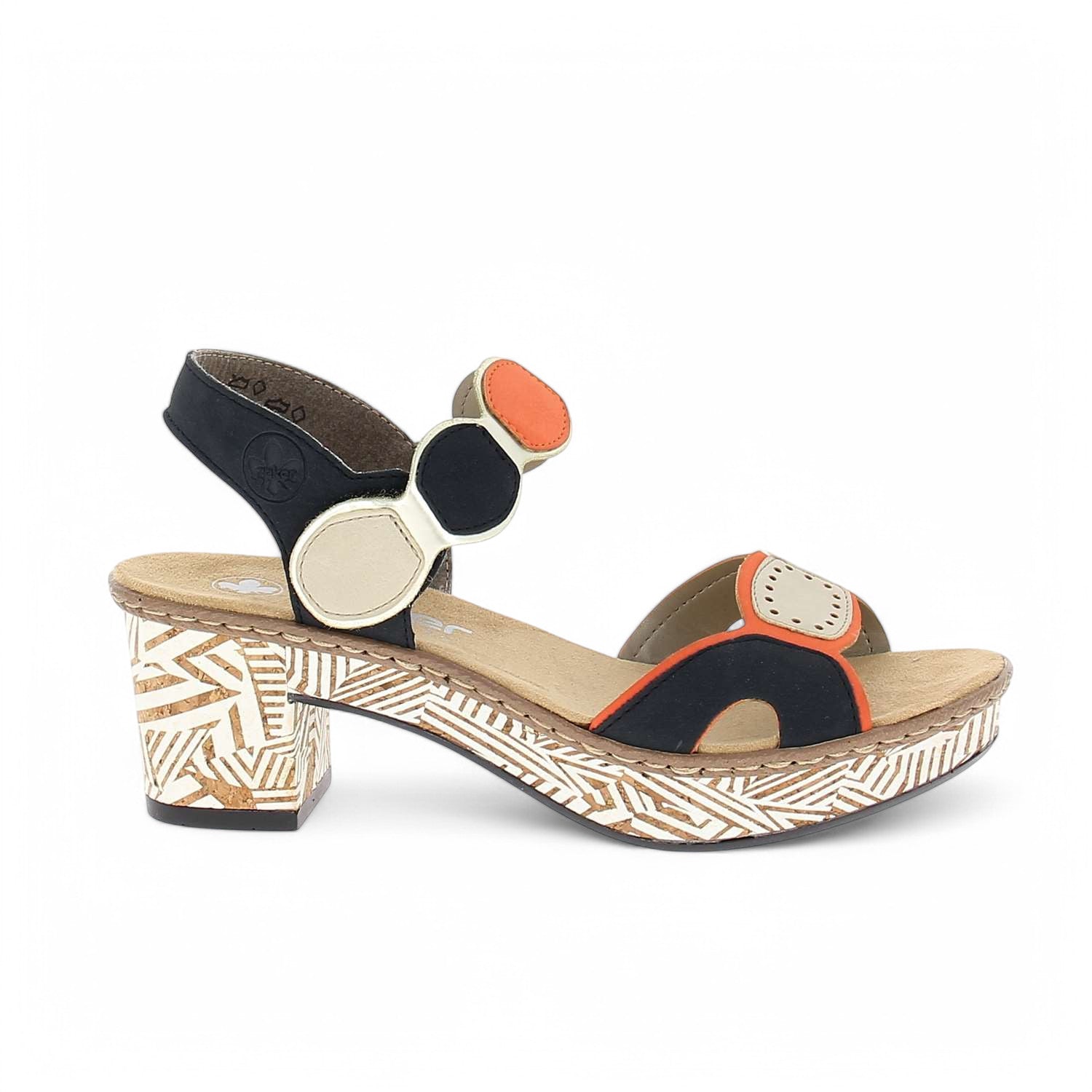 Sandales Femme RIEKER RIODO Noir